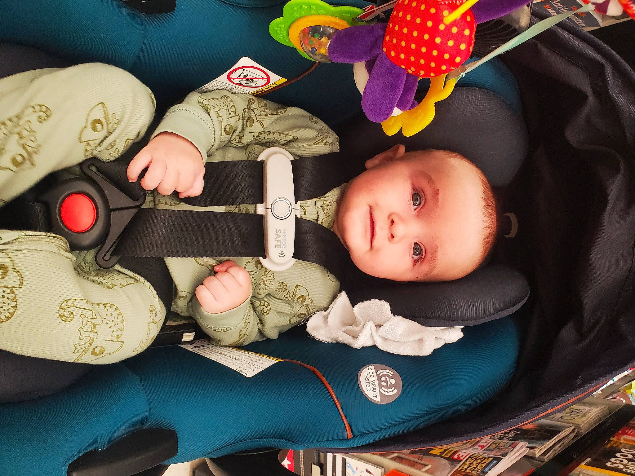 Jameson joined the competition — help win amazing prizes! baby, baby_products, baby_toddler_clothing, baby_toys, carmine, child, comfort, fun, happy, organ, person, photography, product, room, snapshot, textile, toddler, wrist