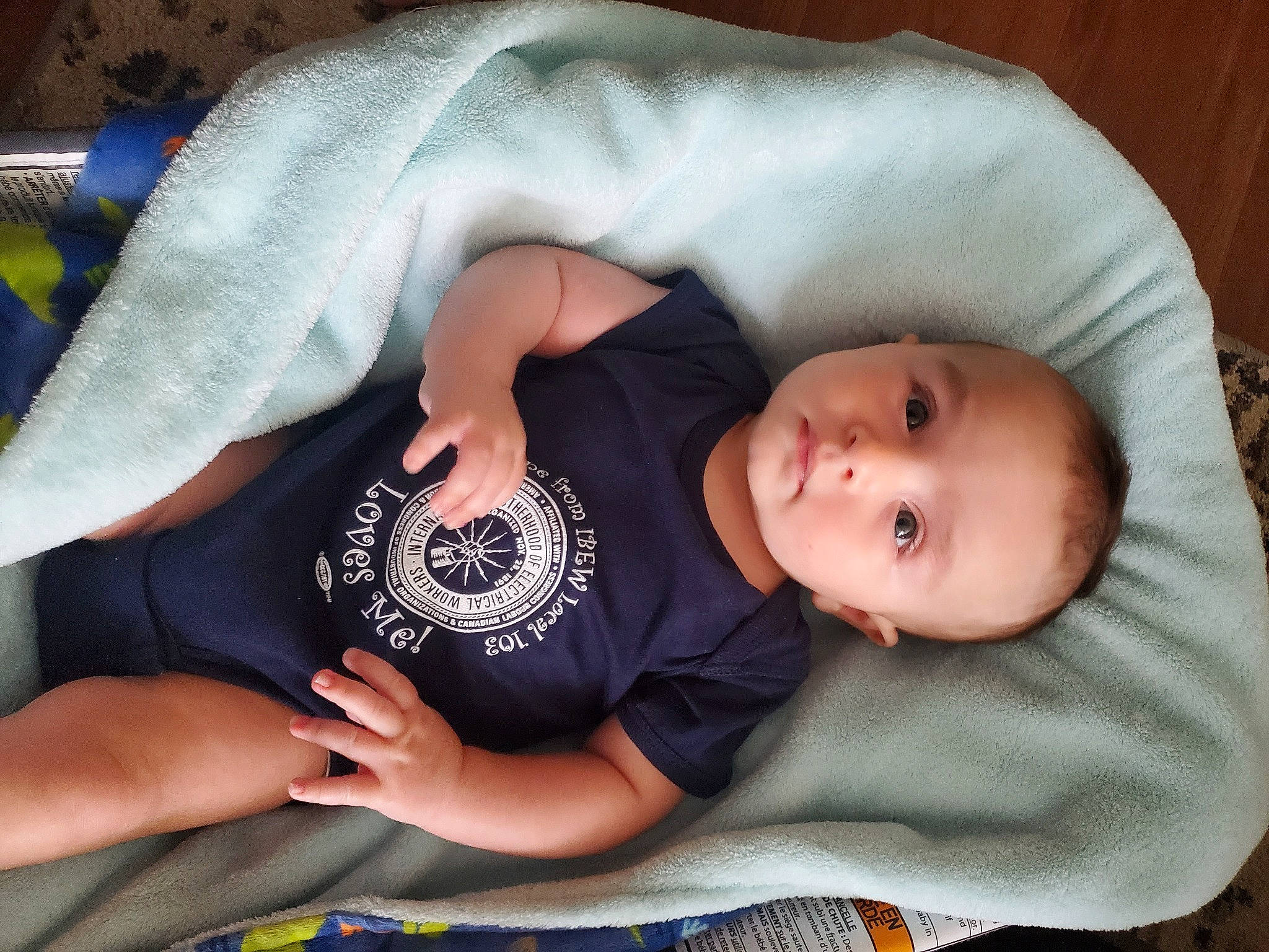 Jameson is registered to the contest to win money with this photo: baby, baby_products, baby_sleeping, baby_toddler_clothing, cheek, child, comfort, elbow, eye, hand, head, human_body, linens, nap, person, sitting, skin, sleep, sleeve, thigh
