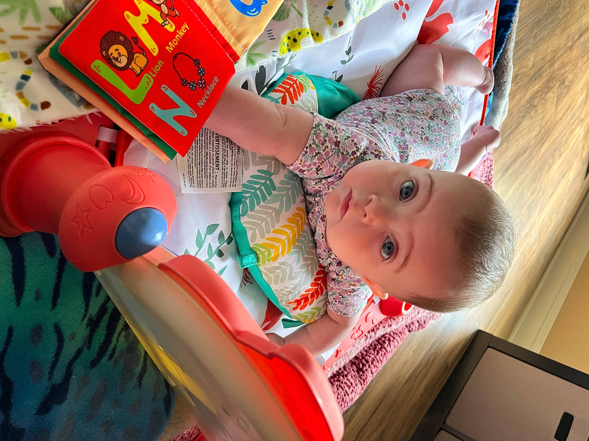 Raelyn is registered to the contest to win money with this photo: art, baby, baby_products, baby_toddler_clothing, baby_toys, child, fun, happy, leisure, person, pink, plastic, play, room, toddler, toy, visual_arts, wood