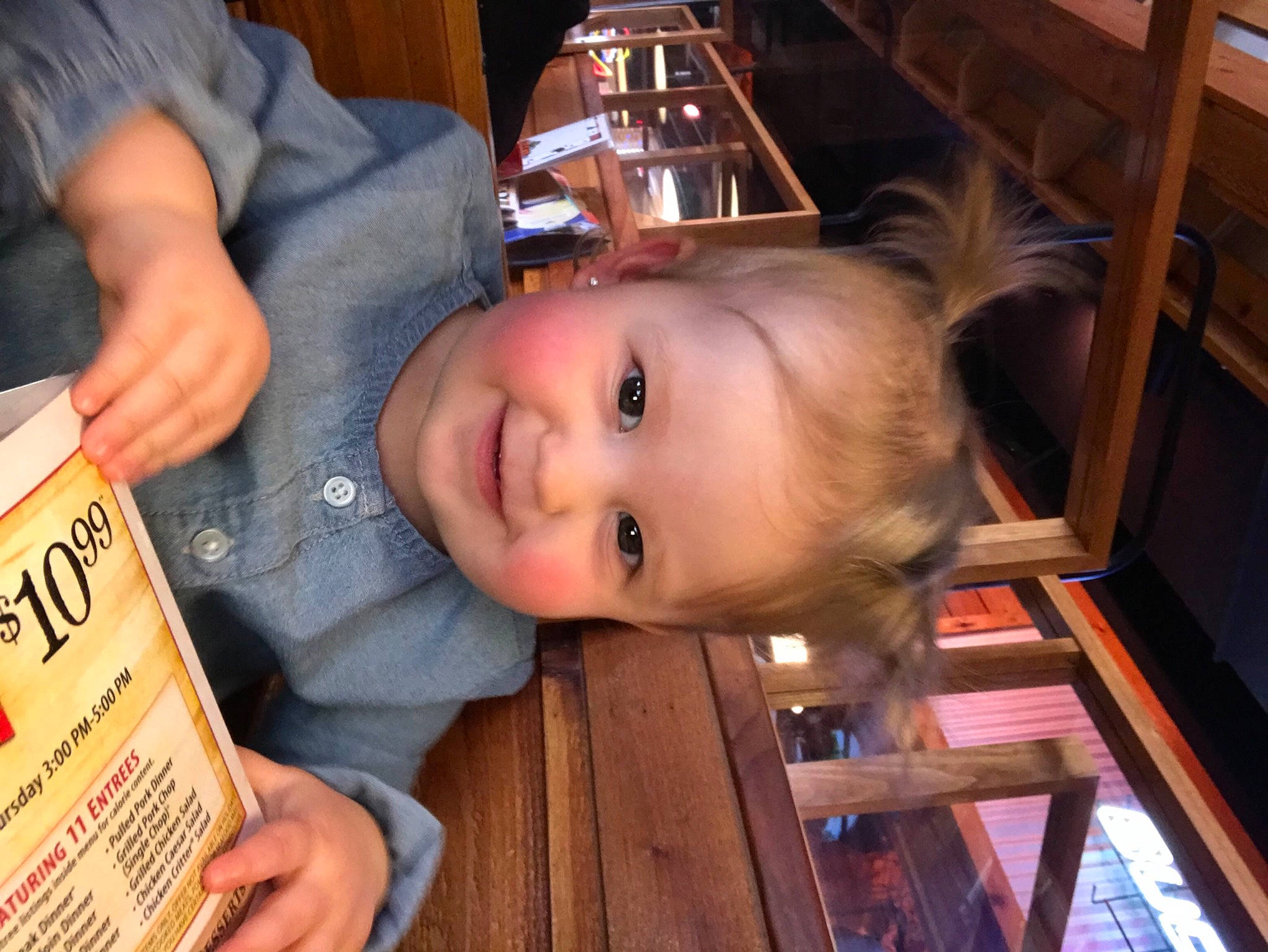 Mila joined the competition — help win amazing prizes! blond, brown_hair, cheek, child, ear, eyelash, fun, hair_coloring, hand, happy, hardwood, iris, joy, mammal, nose, person, skin, smile, toddler, varnish