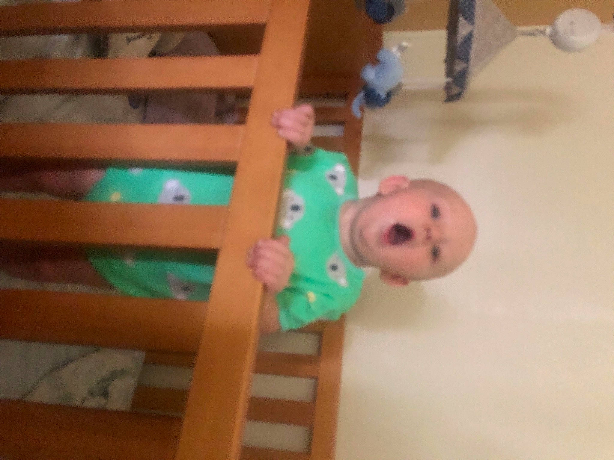 Lukka is registered to the contest to win money with this photo: baby, baby_products, baby_safety, baby_toddler_clothing, baby_toys, child, cradle, flooring, fun, happy, hardwood, infant_bed, nursery, person, room, smile, toddler, toy, wood, wood_stain