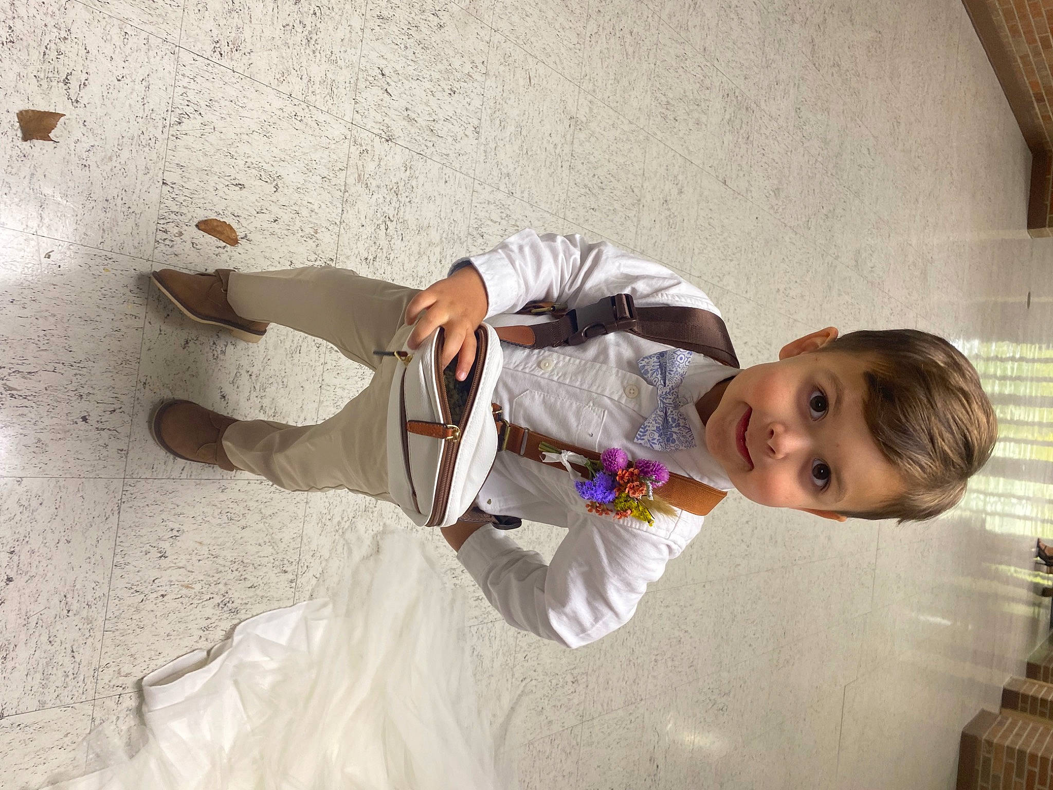 Ezekiel joined the competition — help win amazing prizes! child, dress, fun, happy, human_leg, joy, person, sitting, smile, toddler, tree, vacation