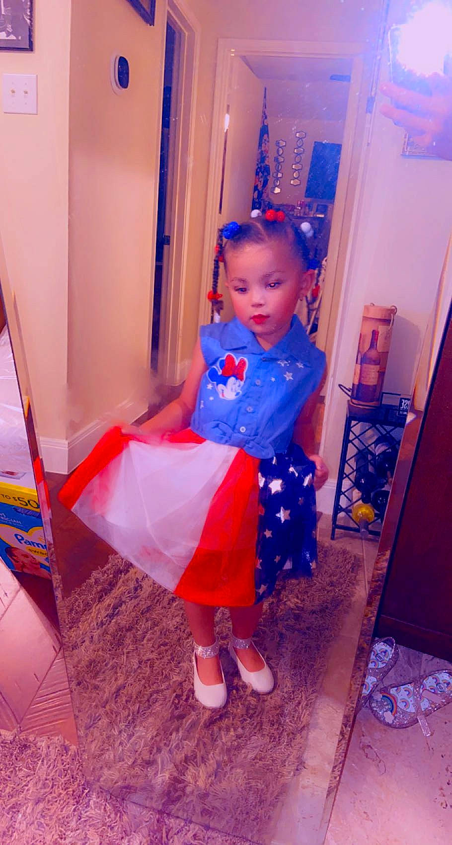 Jerzi joined the competition — help win amazing prizes! baby_toddler_clothing, blue, child, costume, door, electric_blue, event, fashion_design, flooring, fun, house, magenta, pattern, person, pink, play, purple, room, sandal, standing