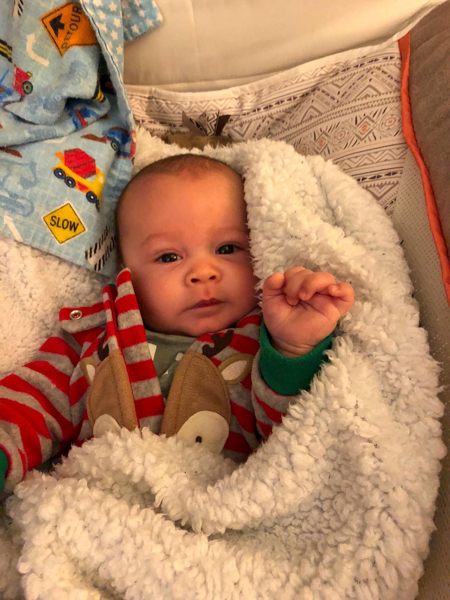 Eliot is registered to the contest to win money with this photo: bedtime, child, eye, girl, infant, iris, person, play, product, skin, textile, toddler