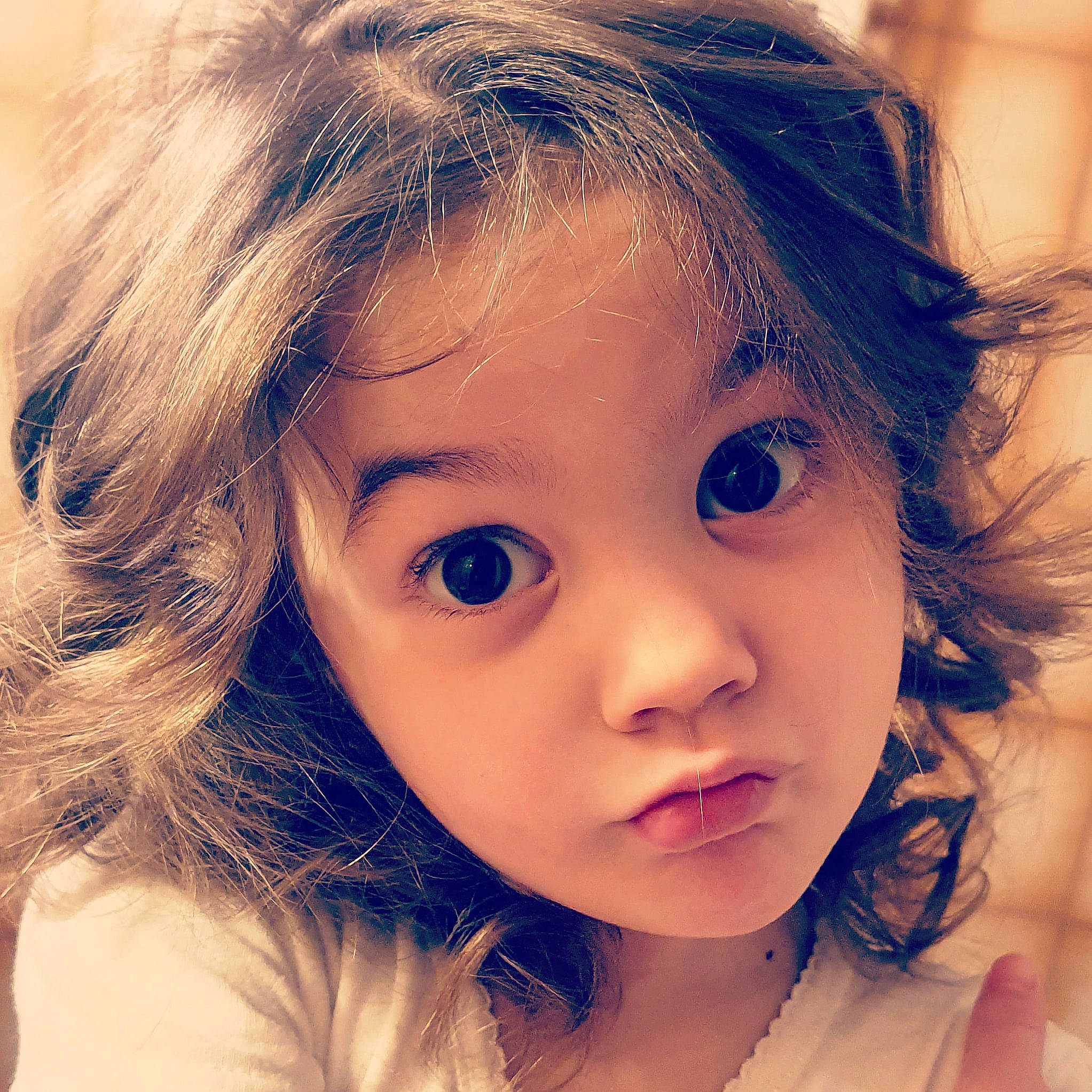 Reginaldi Stephanie participe au concours pour gagner de l'argent avec cette photo : beauty, cheek, chin, eyebrow, eyelash, flash_photography, grass, happy, human_body, iris, jaw, layered_hair, lip, mouth, nose, person, photograph, skin, smile, toddler