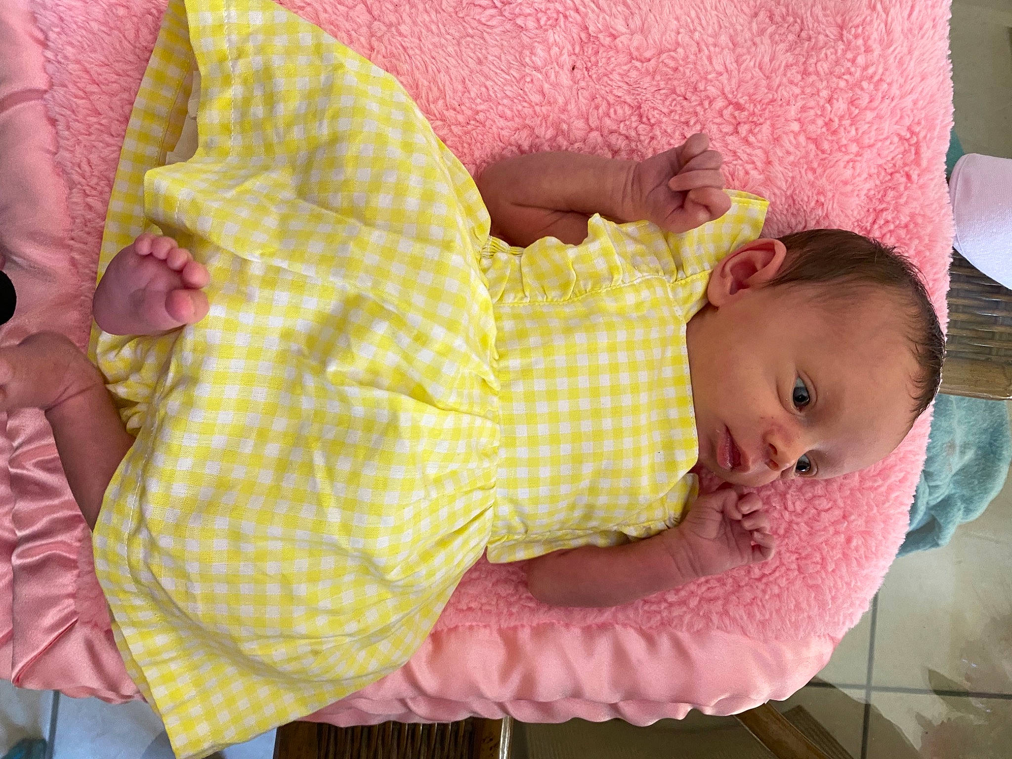 Clover is registered to the contest to win money with this photo: baby, baby_products, baby_safety, baby_sleeping, baby_toddler_clothing, bedtime, cheek, child, comfort, hand, human_body, linens, pattern, person, pink, product, room, skin, sleeve, textile