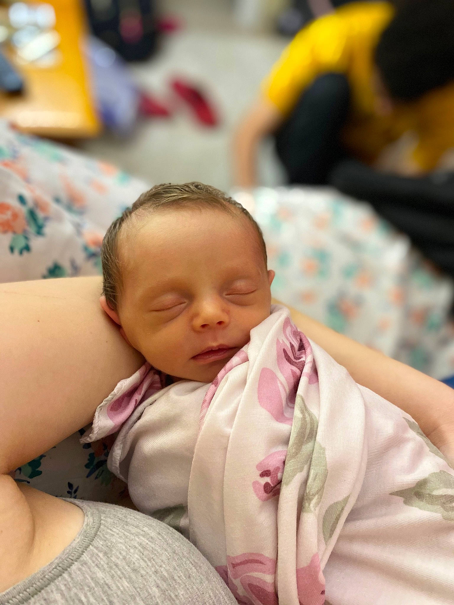 Clover is registered to the contest to win money with this photo: abdomen, baby, baby_products, bedding, bedtime, cheek, chest, child, comfort, event, eye, eyebrow, fun, happy, iris, linens, person, sitting, skin, toddler