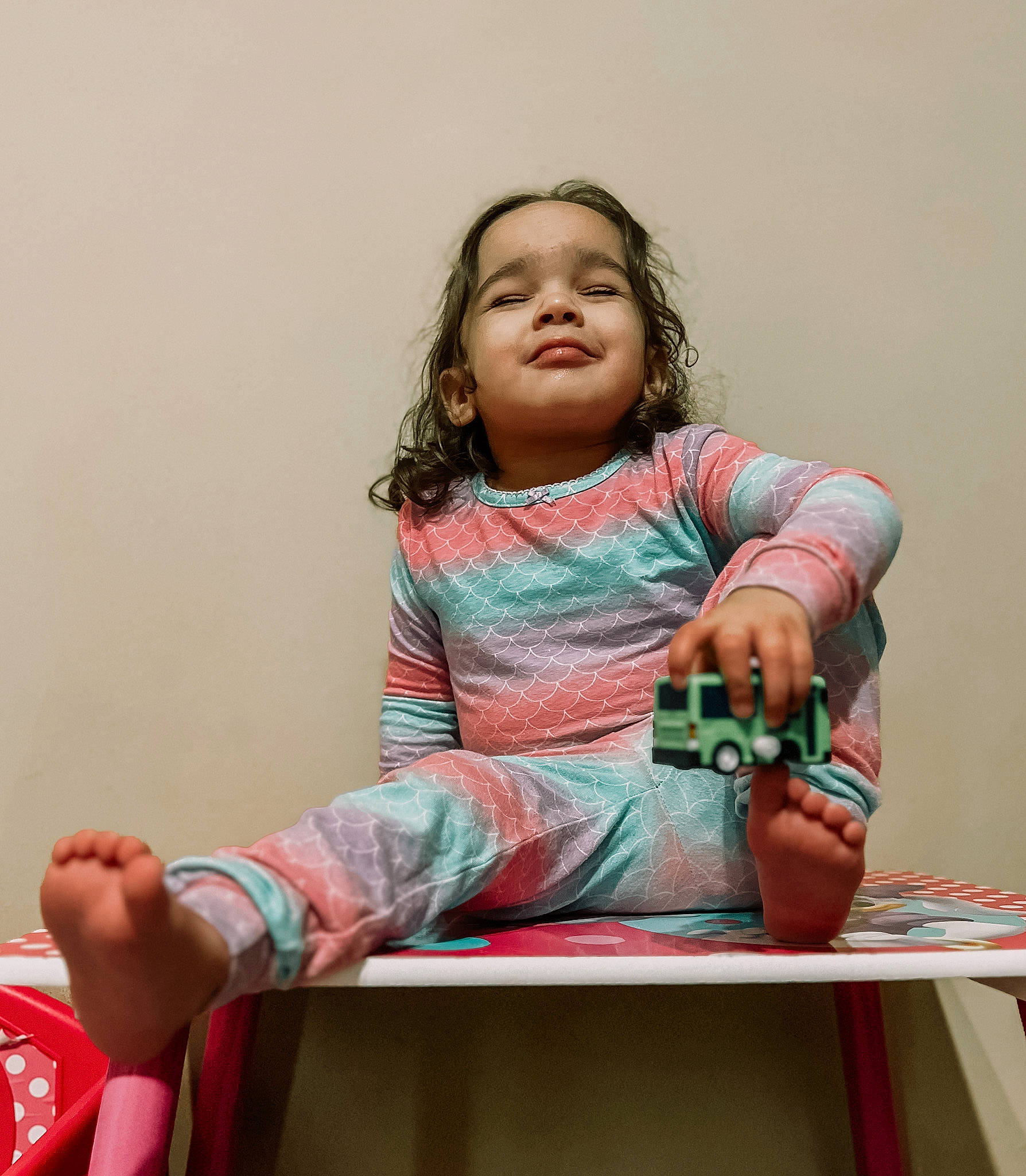 Octavia joined the competition — help win amazing prizes! baby_toddler_clothing, child, elbow, fashion_design, fun, gesture, happy, human_body, human_leg, leisure, magenta, person, play, portrait_photography, room, sitting, sleeve, t_shirt, thigh, thumb