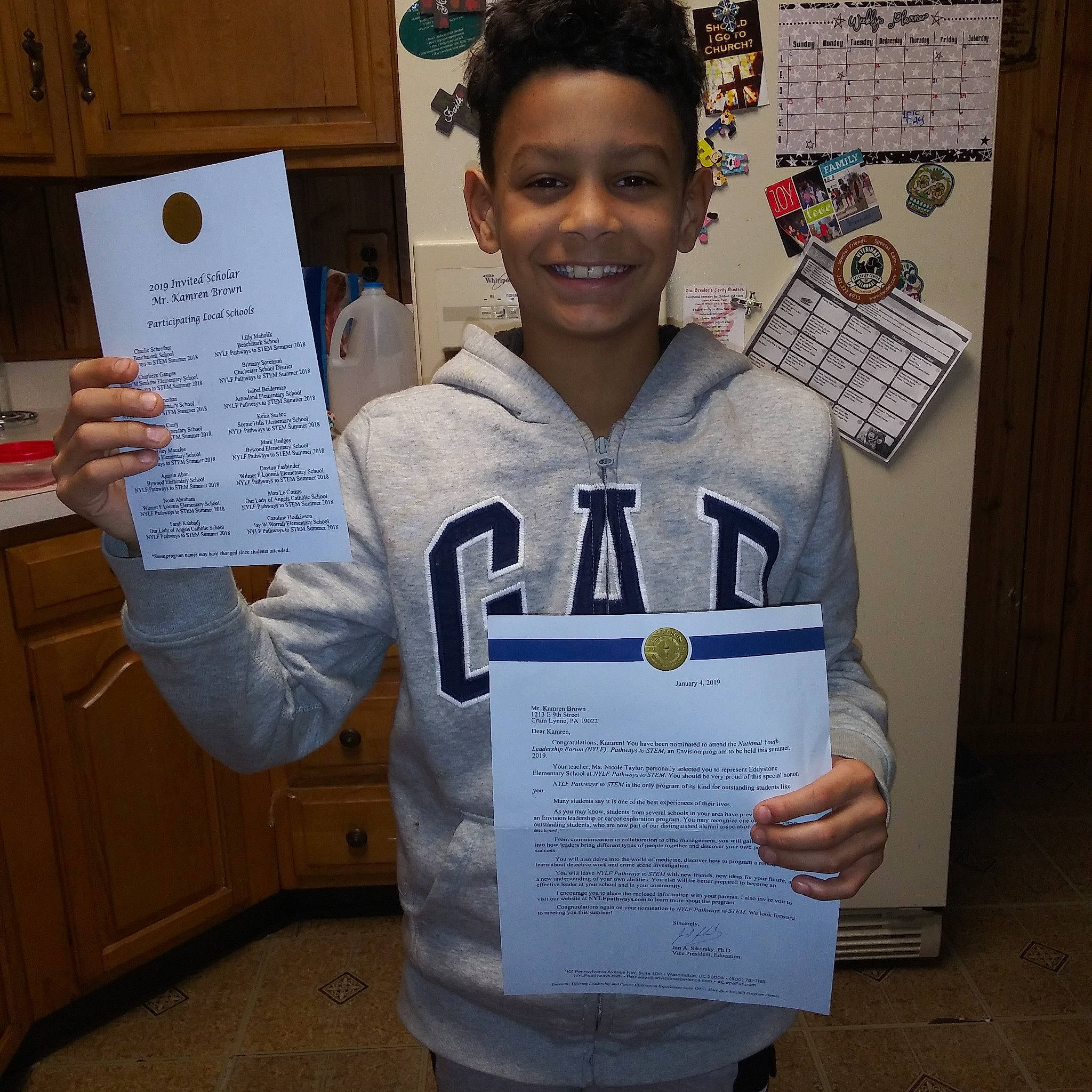 Kamren joined the competition — help win amazing prizes! job, joy, person