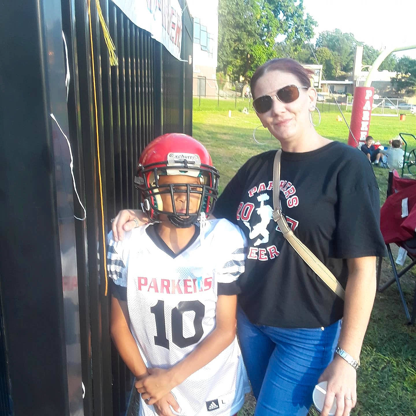 Kamren joined the competition — help win amazing prizes! american_football, cool, gridiron_football, helmet, jersey, person, personal_protective_equipment, player, sports_gear, sports_uniform, sportswear, style, t_shirt, team, top, uniform, vacation
