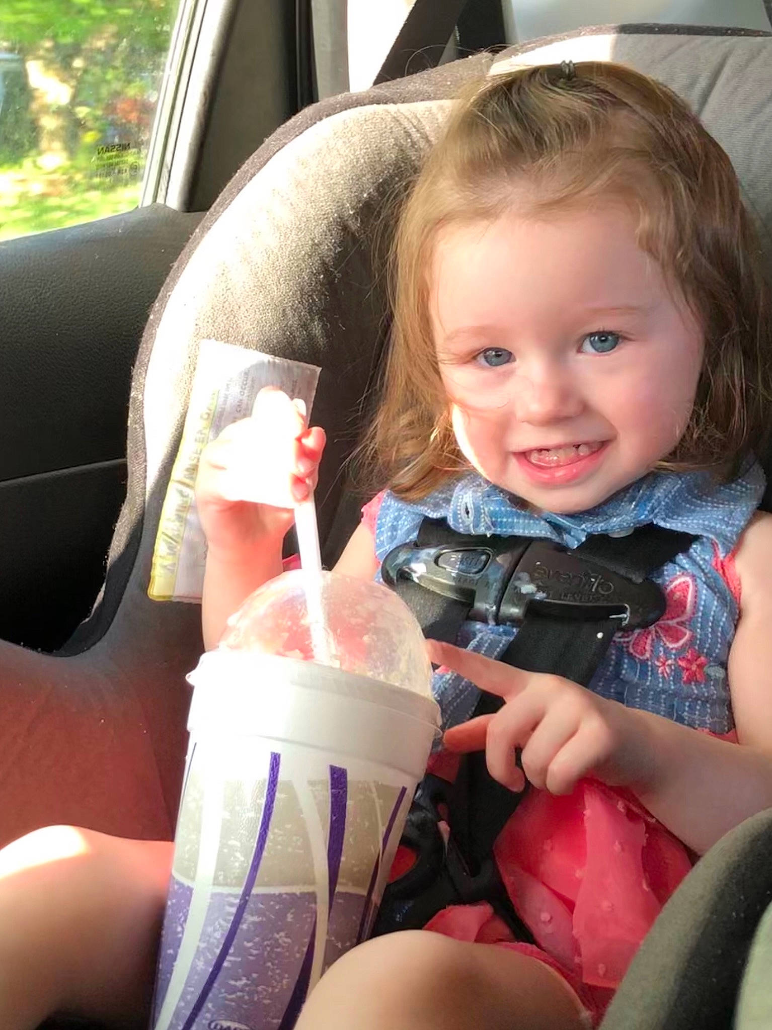 Kate joined the competition — help win amazing prizes! auto_part, baby, baby_in_car_seat, baby_products, car_seat, child, finger, joy, nail, person, product, sitting, skin, toddler