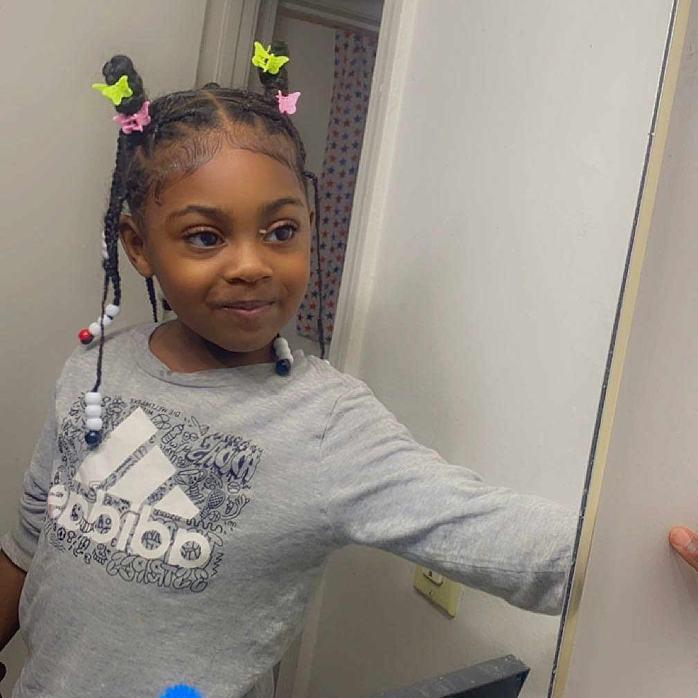 Alayah joined the competition — help win amazing prizes! accessories, brush, child, clothing, device, door, earring, face, female, girl, head, jewelry, person, photography, portrait, purple, sleeve, t_shirt, tool, toothbrush