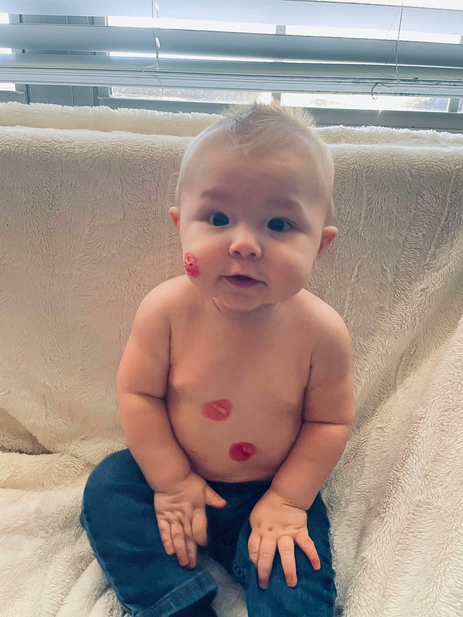 Elisha joined the competition — help win amazing prizes! arm, baby, cheek, chest, chin, eyebrow, finger, hairstyle, hand, happy, human_body, iris, leg, lip, mouth, nose, person, shoulder, skin, smile