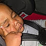 Niko joined the competition — help win amazing prizes! baby, black_strap, car_interior, car_seat, child, close_up, clothing, cute, dinosaur_print, face, hand, infant, peaceful, portrait, resting, safety_harness, seatbelt, sleeping, toddler, young_child
