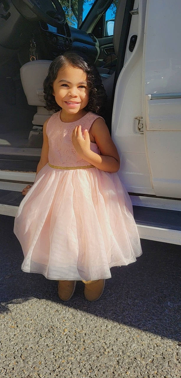 Kristina joined the competition — help win amazing prizes! baby, baby_toddler_clothing, beauty, bridal_party_dress, child, day_dress, dress, finger, flash_photography, flooring, formal_wear, happy, human_leg, joy, leg, one_piece_garment, person, skin, sleeve, smile