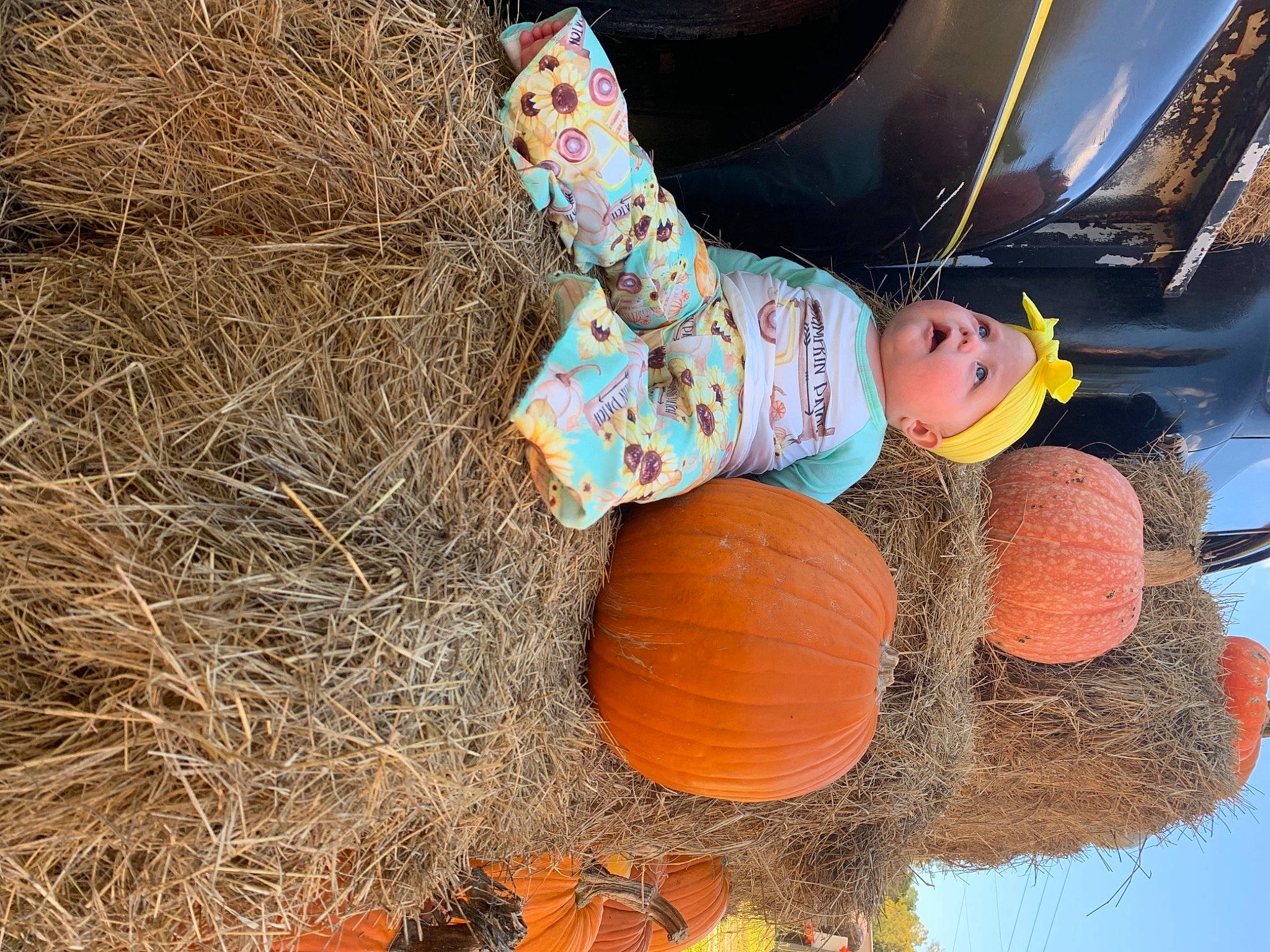 Kayzleigh joined the competition — help win amazing prizes! calabaza, cucurbita, doll, dress, fun, gourd, grass, hat, headgear, headwear, jeans, leisure, natural_foods, orange, person, plant, pumpkin, toy, tree, vegetable