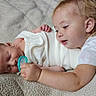 Mateo joined the competition — help win amazing prizes! baby, child, siblings, pacifier, blanket, sleeping, toddler, bedroom, love, family, indoor, soft, cuddle, cute, infant, comfort, gentle, white_cloth, playful, resting