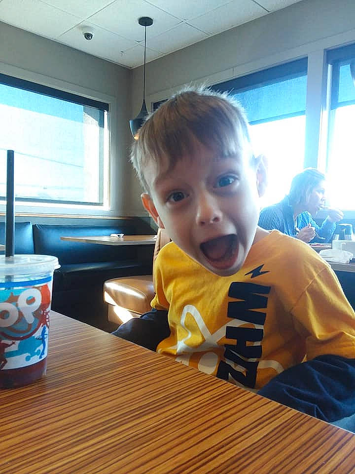 Ayden is registered to the contest to win money with this photo: child, day, eating, fun, girl, infant, person, play, product, room, skin, smile, surprise, toddler