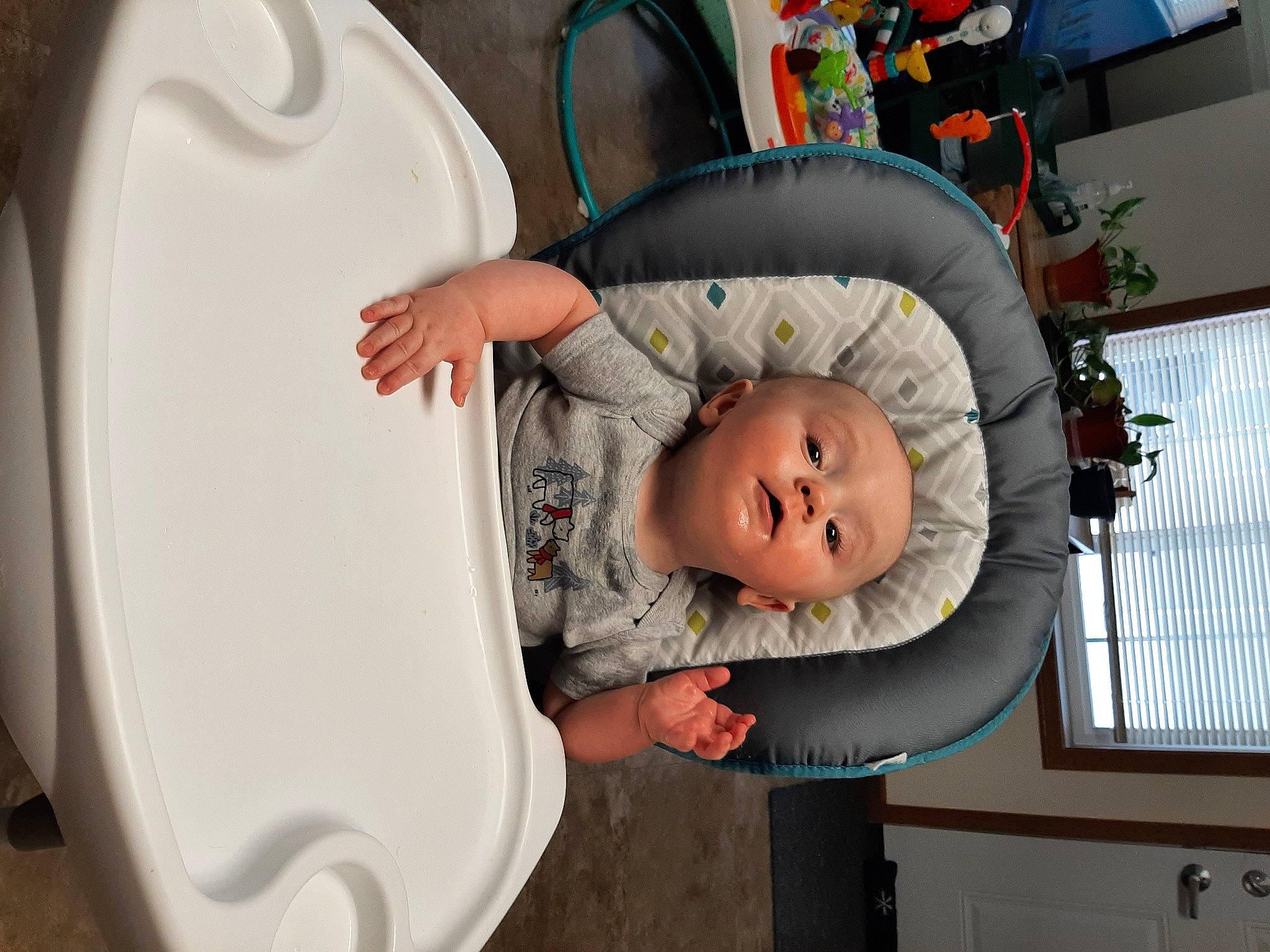 Crew joined the competition — help win amazing prizes! baby, baby_products, baby_safety, baby_toddler_clothing, child, circle, comfort, eye, flowerpot, fun, houseplant, person, product, room, smile, toddler