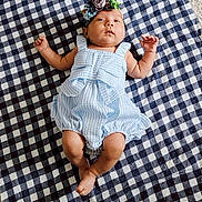 Gianna is registered to the contest to win money with this photo: baby, beachwear, blanket, clothing, face, head, homedecor, infantbed, newborn, person, photography, portrait, quilt, sitting, sleeping, sleeve, sunbathing