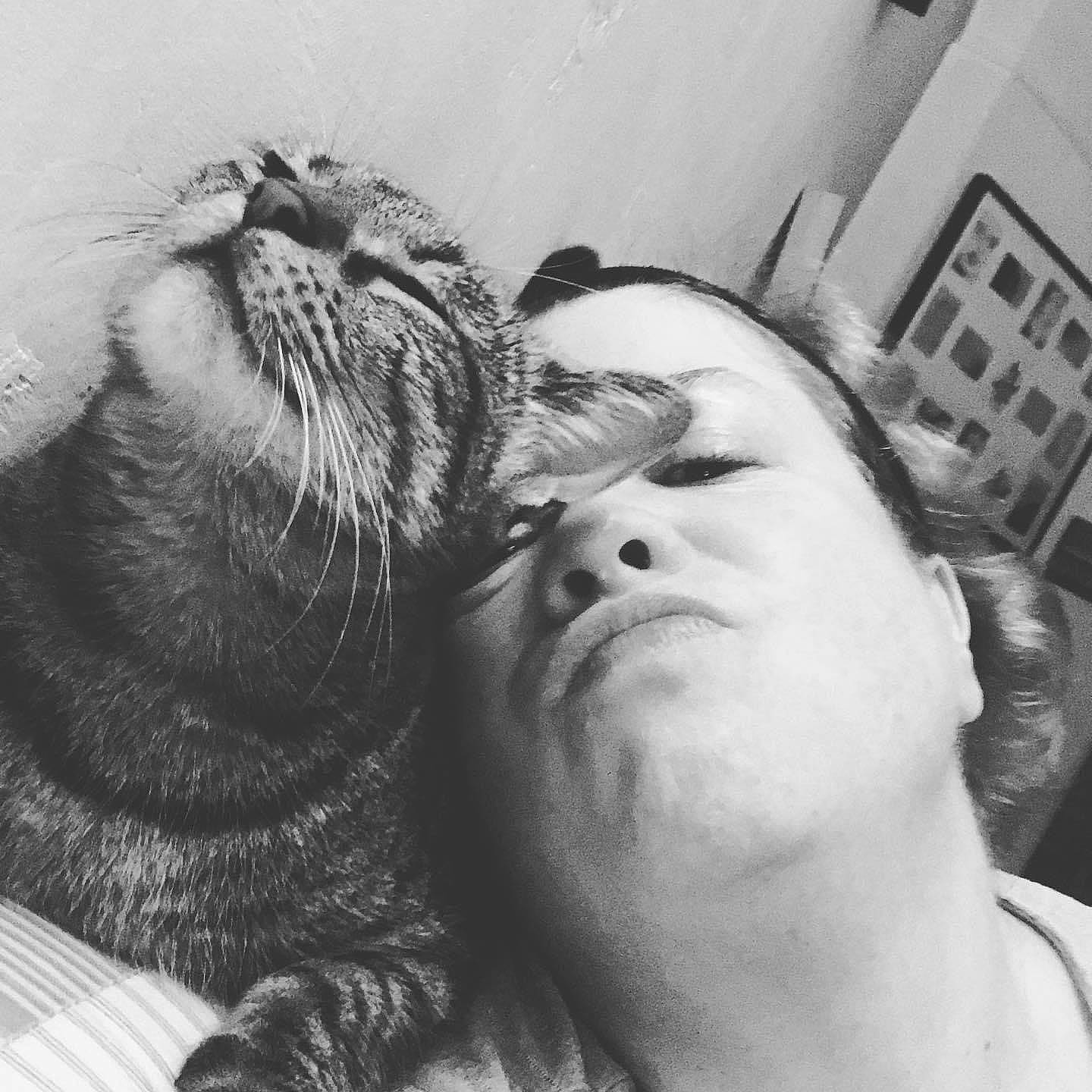 Pitchoune a rejoint le concours — aidez-le/la à gagner de superbes lots ! black_and_white, face, facial_hair, forehead, fur, gesture, head, human, jaw, monochrome, mouth, nose, whiskers