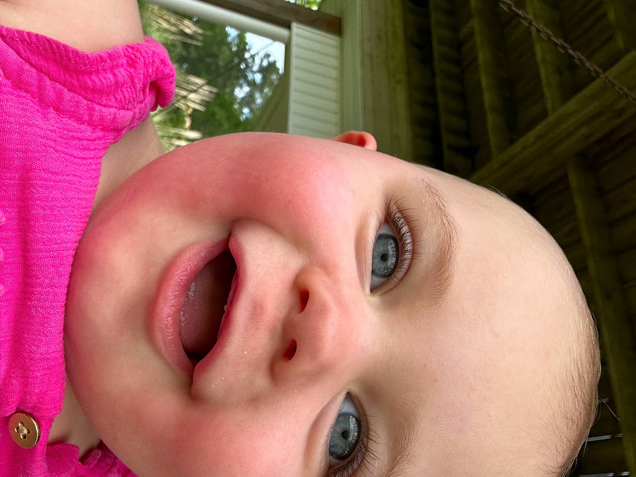 Mckenna joined the competition — help win amazing prizes! baby, cheek, child, chin, ear, eyebrow, eyelash, finger, forehead, fun, grass, happy, iris, lip, mouth, neck, nose, person, pink, skin