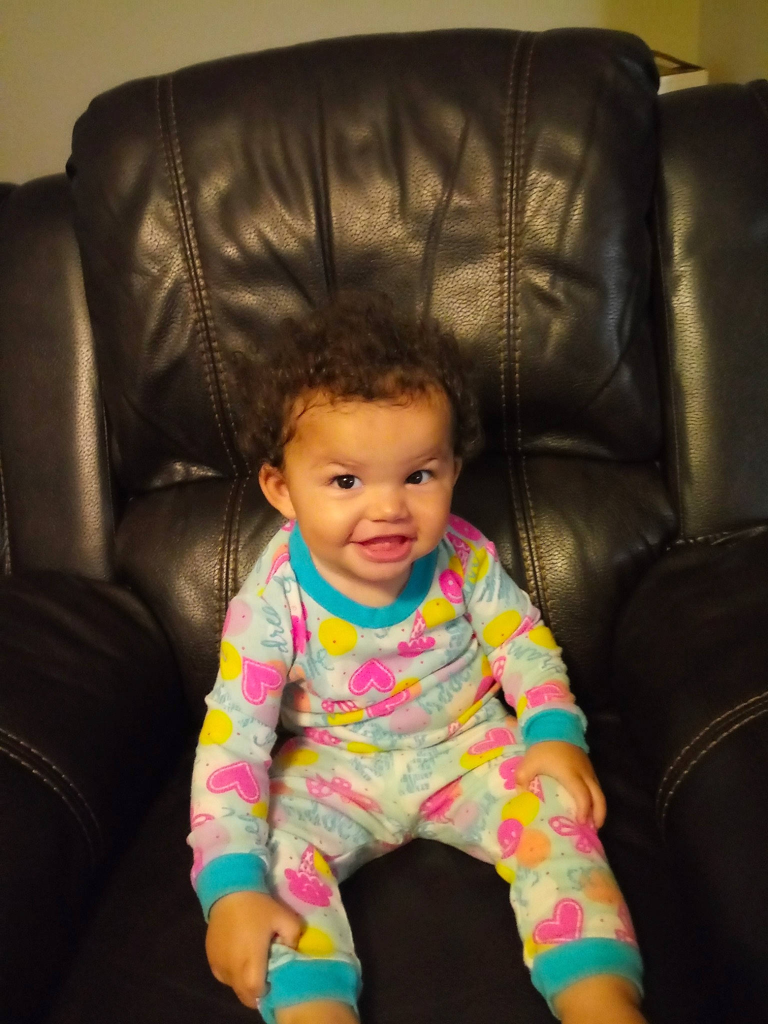 Aleecia is registered to the contest to win money with this photo: baby, beauty, chair, cheek, child, comfort, cool, couch, face, furniture, hair, hairstyle, head, leg, person, play, shoe, sitting, skin, smile