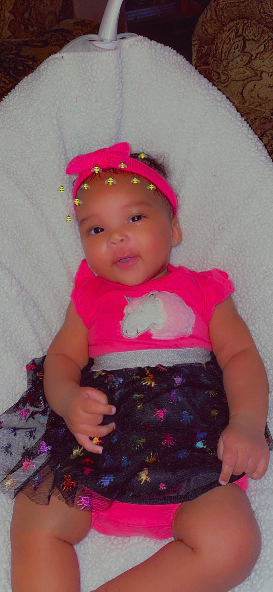 Serenity joined the competition — help win amazing prizes! arm, baby, baby_toddler_clothing, cap, cheek, finger, happy, headwear, iris, lip, magenta, neck, organ, person, pink, purple, skin, sleeve, smile, textile