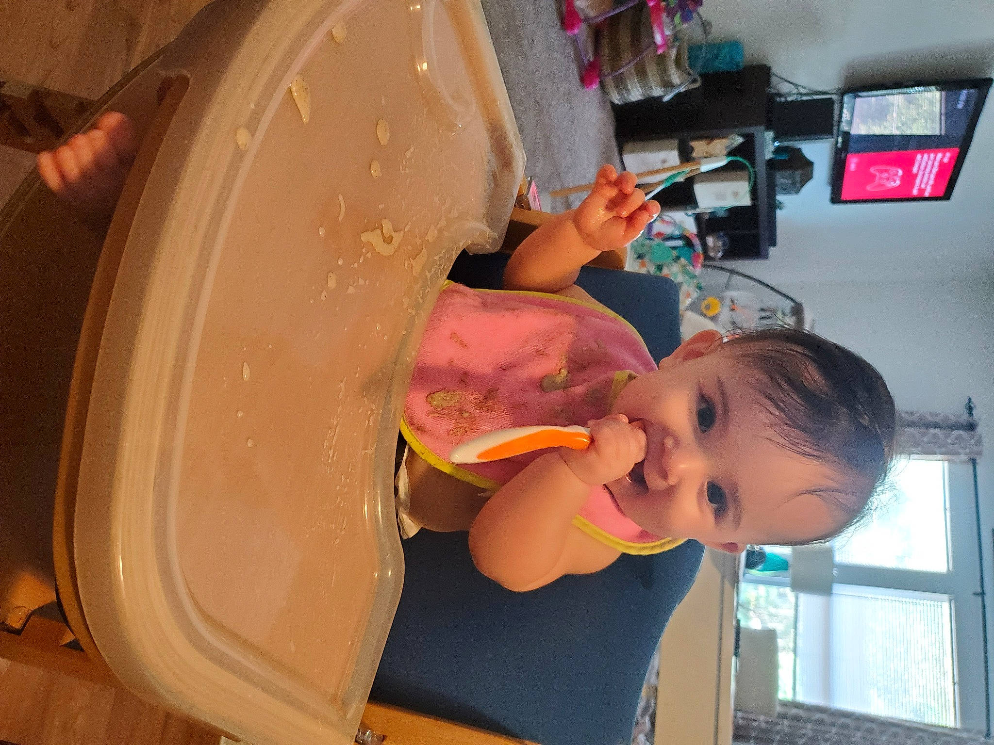 Holly is registered to the contest to win money with this photo: baby, child, person, product, toddler