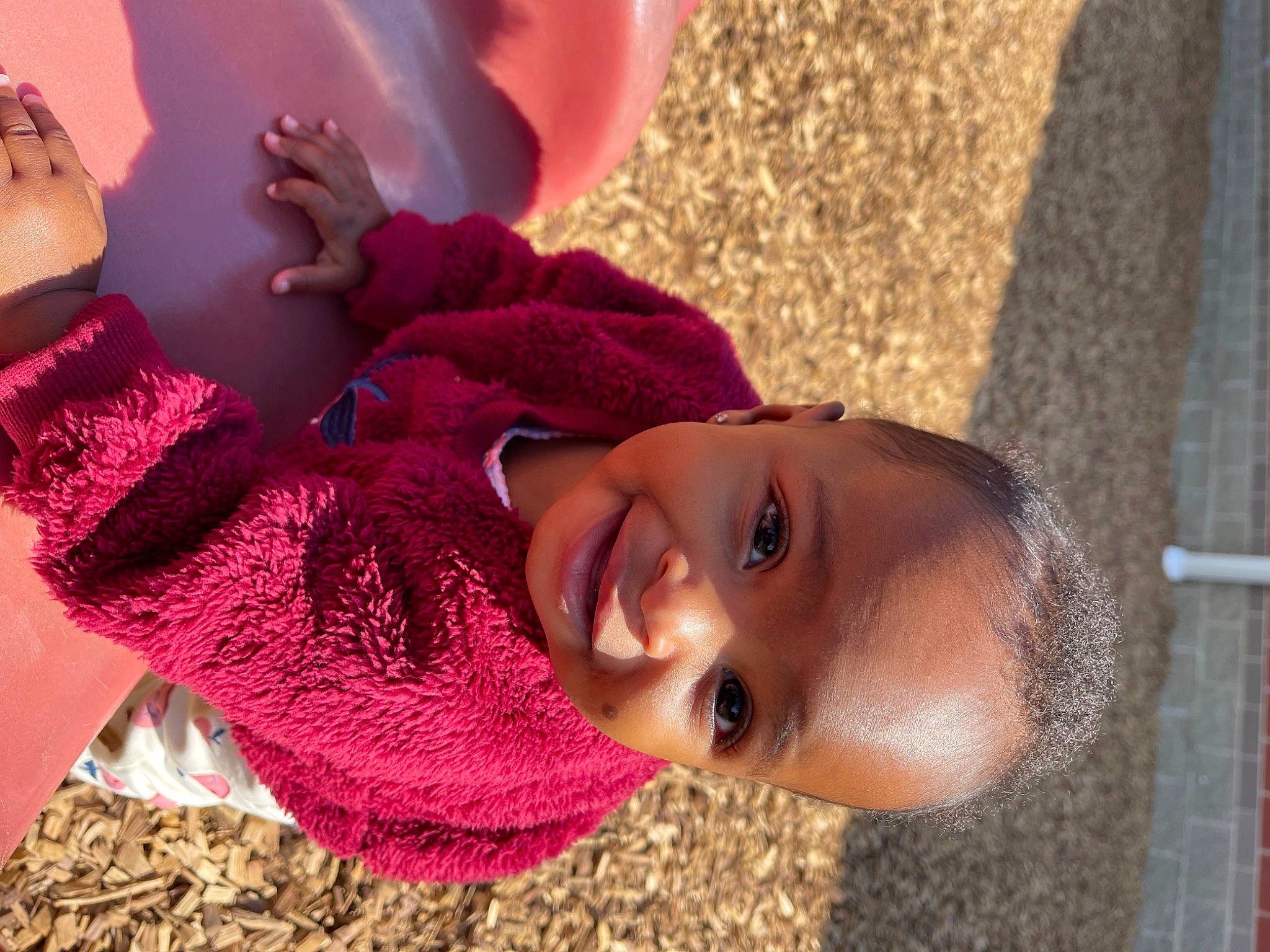 Janylah joined the competition — help win amazing prizes! baby, child, fun, grass, happy, headgear, leisure, lip, magenta, neck, nose, person, petal, pink, plant, skin, smile, soil, toddler, tradition