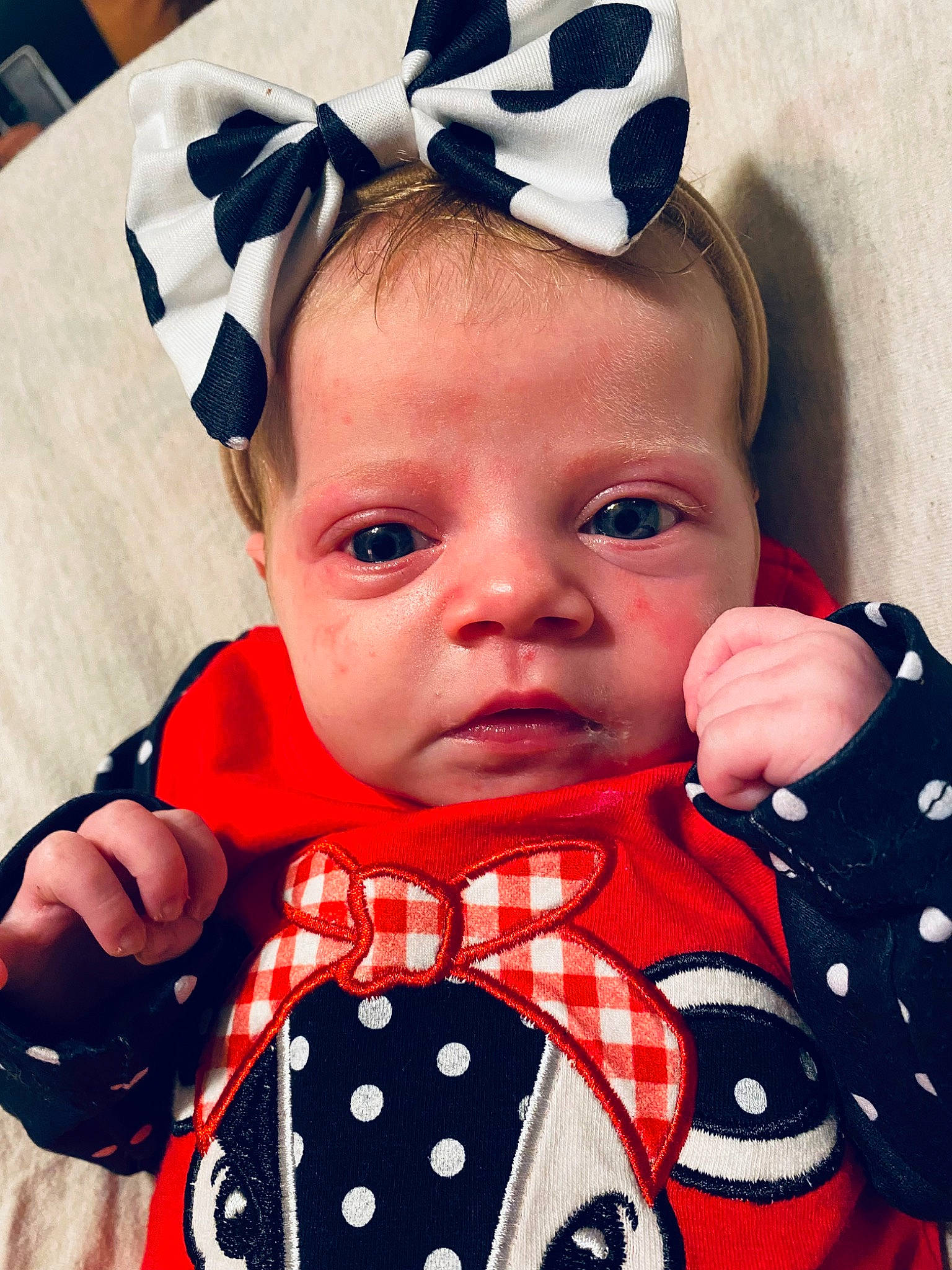 Azalea is registered to the contest to win money with this photo: baby, baby_toddler_clothing, blue, cheek, child, eyelash, hairstyle, happy, headgear, iris, lip, mouth, nose, organ, outerwear, person, pink, skin, sleeve, toddler