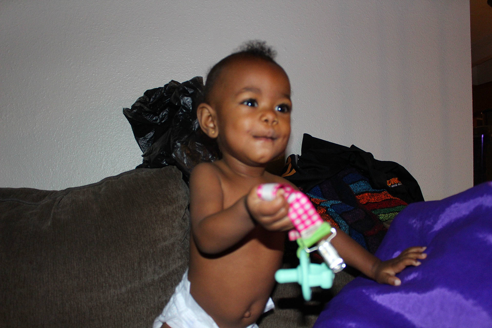 Sevyn joined the competition — help win amazing prizes! arm, baby, child, couch, elbow, event, finger, flash_photography, fun, hand, happy, house, human_body, iris, joy, person, shoulder, sitting, skin, smile