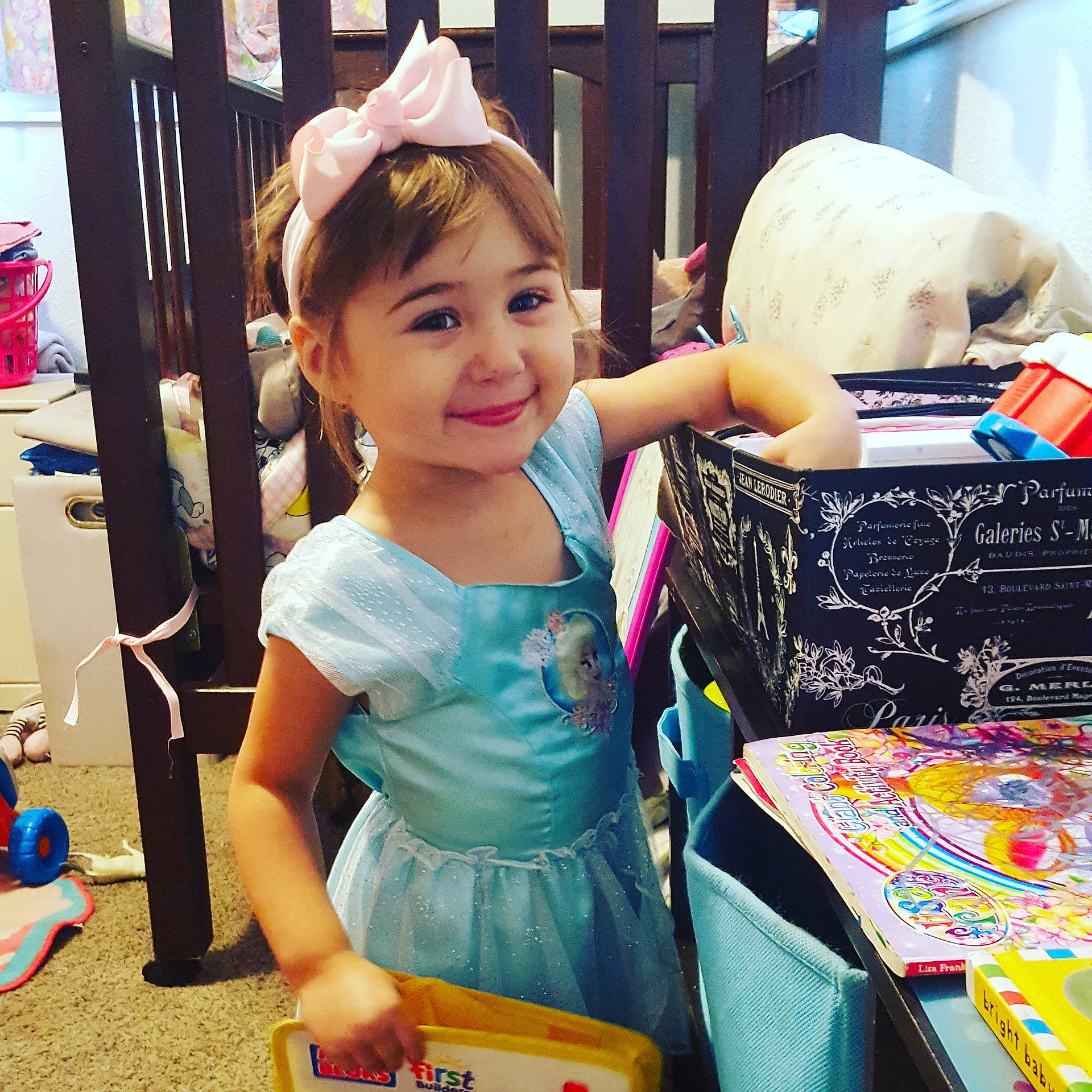 Skarlett joined the competition — help win amazing prizes! child, fun, girl, joy, person, product, skin, smile, toddler, toy