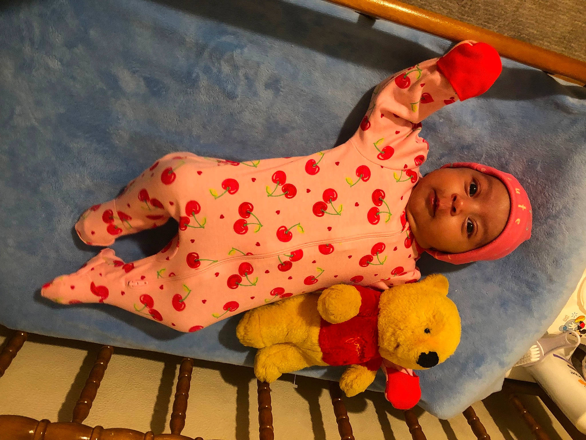 Jaylaniece is registered to the contest to win money with this photo: baby, baby_products, baby_toddler_clothing, baby_toys, carmine, child, costume, doll, entertainment, event, flooring, fun, headwear, magenta, orange, pattern, person, room, stuffed_toy, toddler