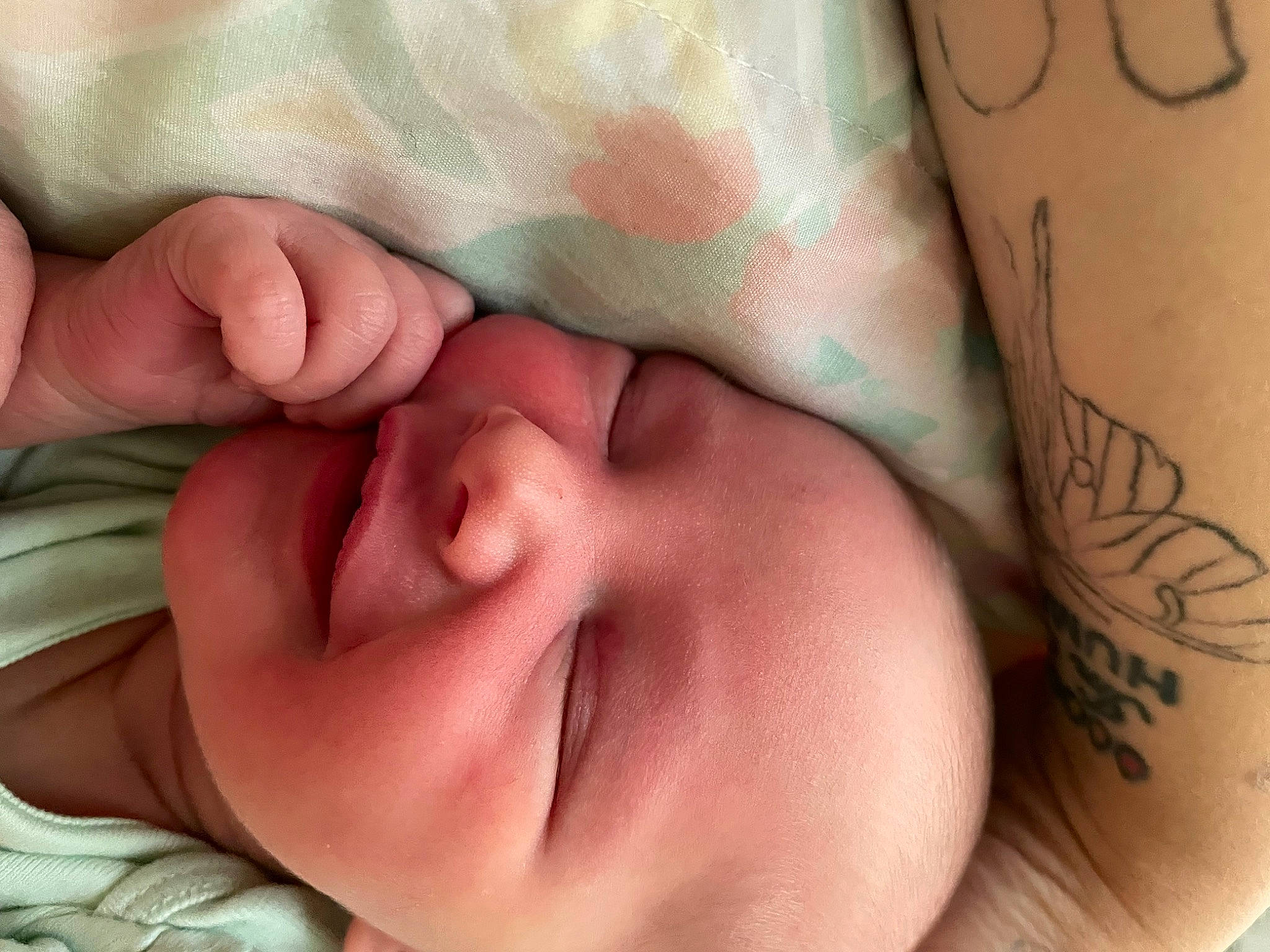 Flora joined the competition — help win amazing prizes! arm, baby, cheek, chest, child, comfort, cover_up, eyelash, finger, gesture, hand, human_body, mouth, nail, nose, person, skin, tattoo, temporary_tattoo, thumb