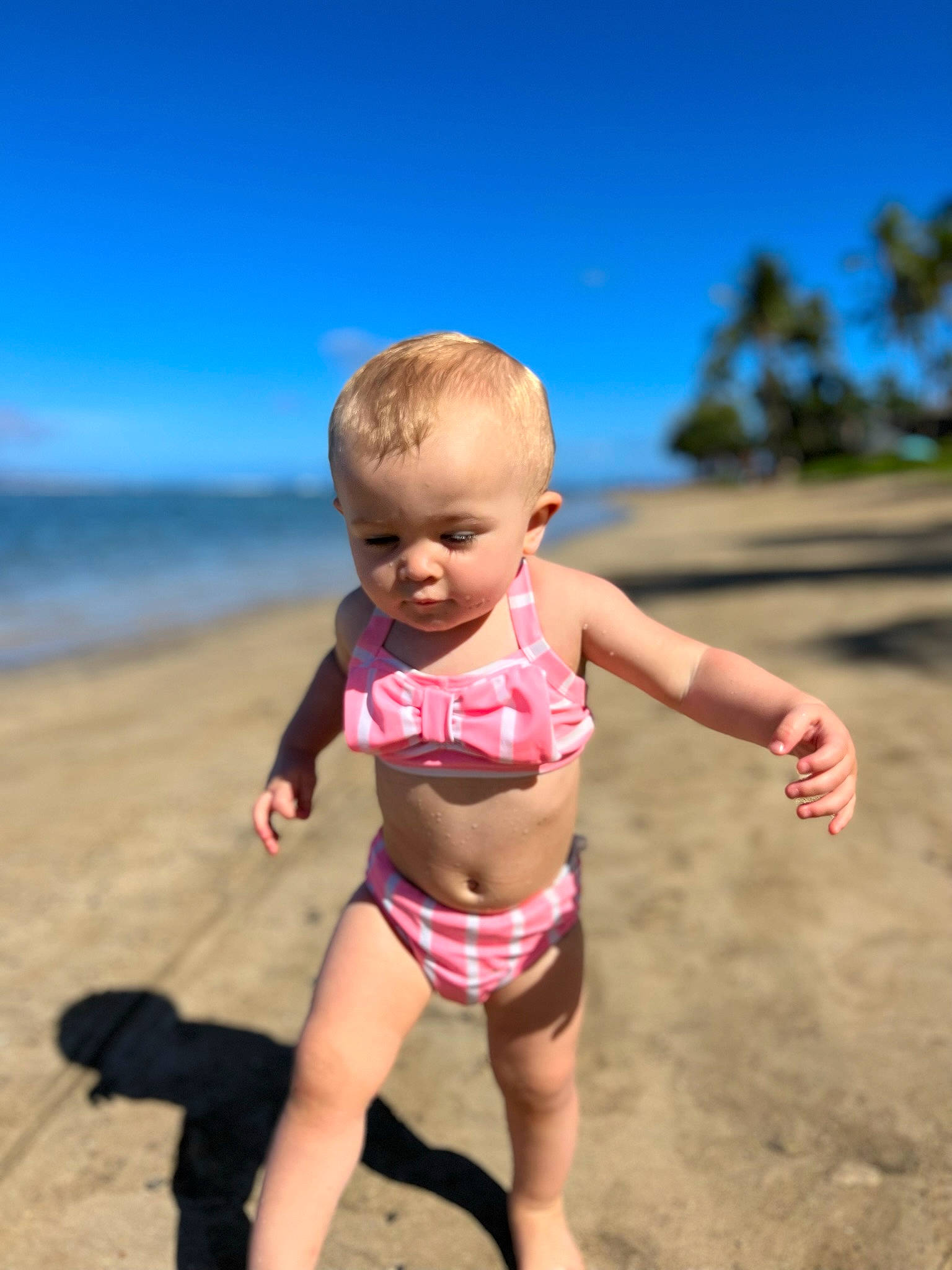 Landree Jett joined the competition — help win amazing prizes! abdomen, arm, beach, brassiere, chest, child, happy, human_leg, leisure, people_in_nature, people_on_beach, person, sand, sky, summer, swimwear, thigh, toddler, trunk, undergarment