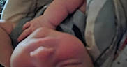 Cayin is registered to the contest to win money with this photo: baby, blur, blanket, closeup, face, hand, infant, indoors, person, soft, wrapped, newborn, sleeping, skin, cozy, furniture, toddler, comfort, warm, nap