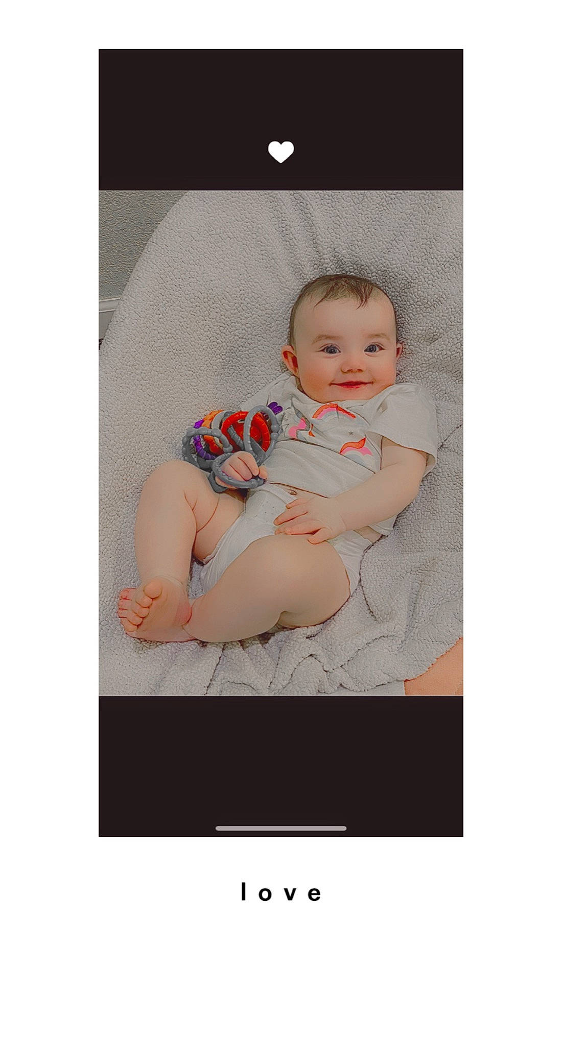 Miyah joined the competition — help win amazing prizes! baby, baby_products, baby_toddler_clothing, child, collar, comfort, facial_expression, flash_photography, font, happy, human_body, joy, pattern, person, portrait, portrait_photography, sitting, skin, sleeve, smile