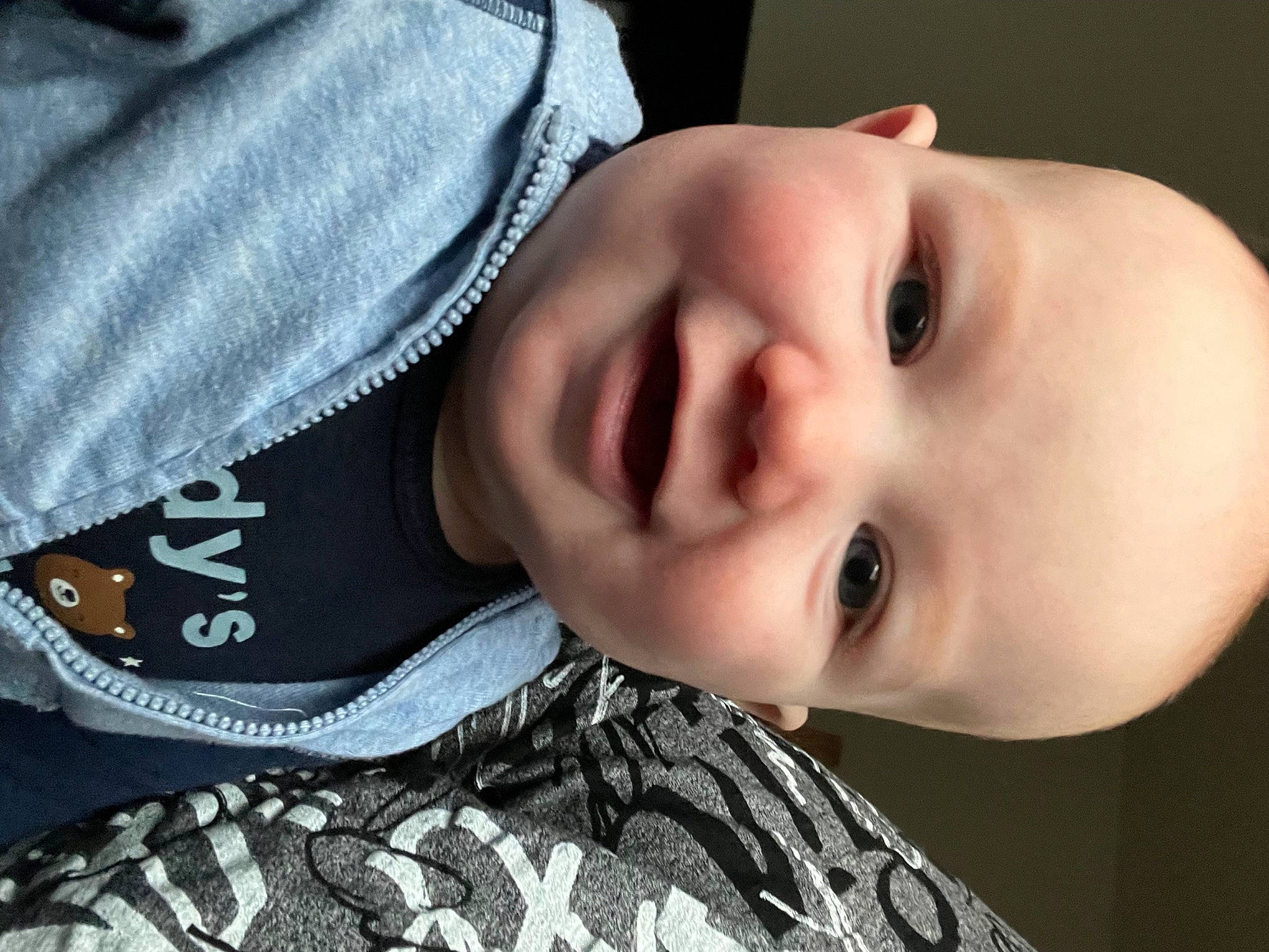 Torin joined the competition — help win amazing prizes! baby, baby_toddler_clothing, cheek, child, chin, eye, eyebrow, eyelash, face, flash_photography, happy, head, iris, lip, mouth, nose, person, skin, sleeve, smile