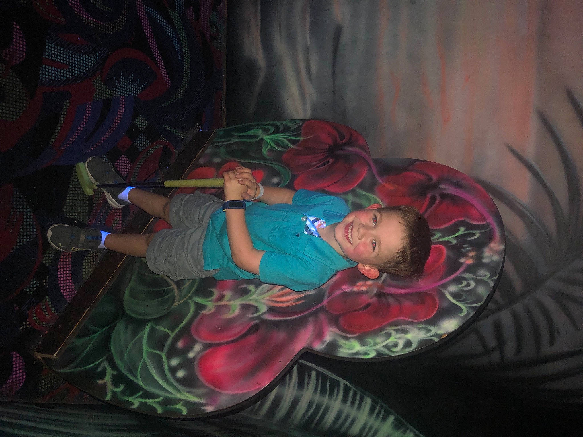 Austin joined the competition — help win amazing prizes! baby, carmine, comfort, costume, darkness, event, flesh, fun, hat, human_body, joy, lap, magenta, pattern, person, plant, purple, room, sitting, toddler