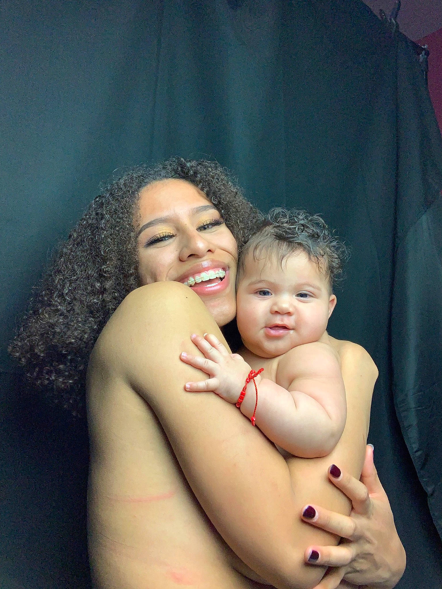 Marina joined the competition — help win amazing prizes! abdomen, arm, baby, cheek, child, daughter, fun, hand, happy, hug, interaction, joy, mother, person, photograph, photography, sibling, skin, smile, stomach