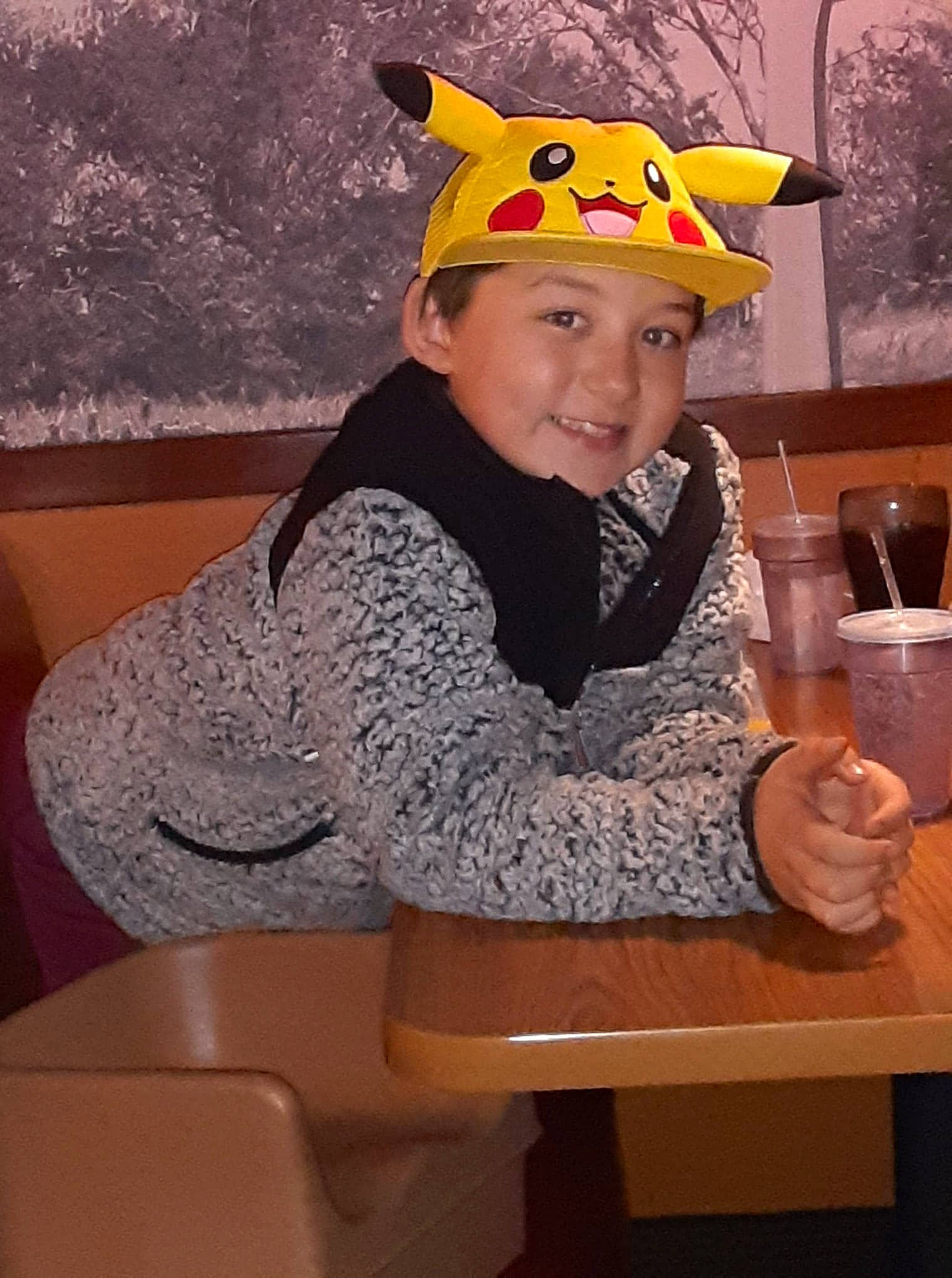 Stetsyn joined the competition — help win amazing prizes! cap, child, costume, costume_hat, cup, drinkware, fashion_accessory, fun, happy, hat, headgear, headwear, joy, person, personal_protective_equipment, room, serveware, sitting, sleeve, smile