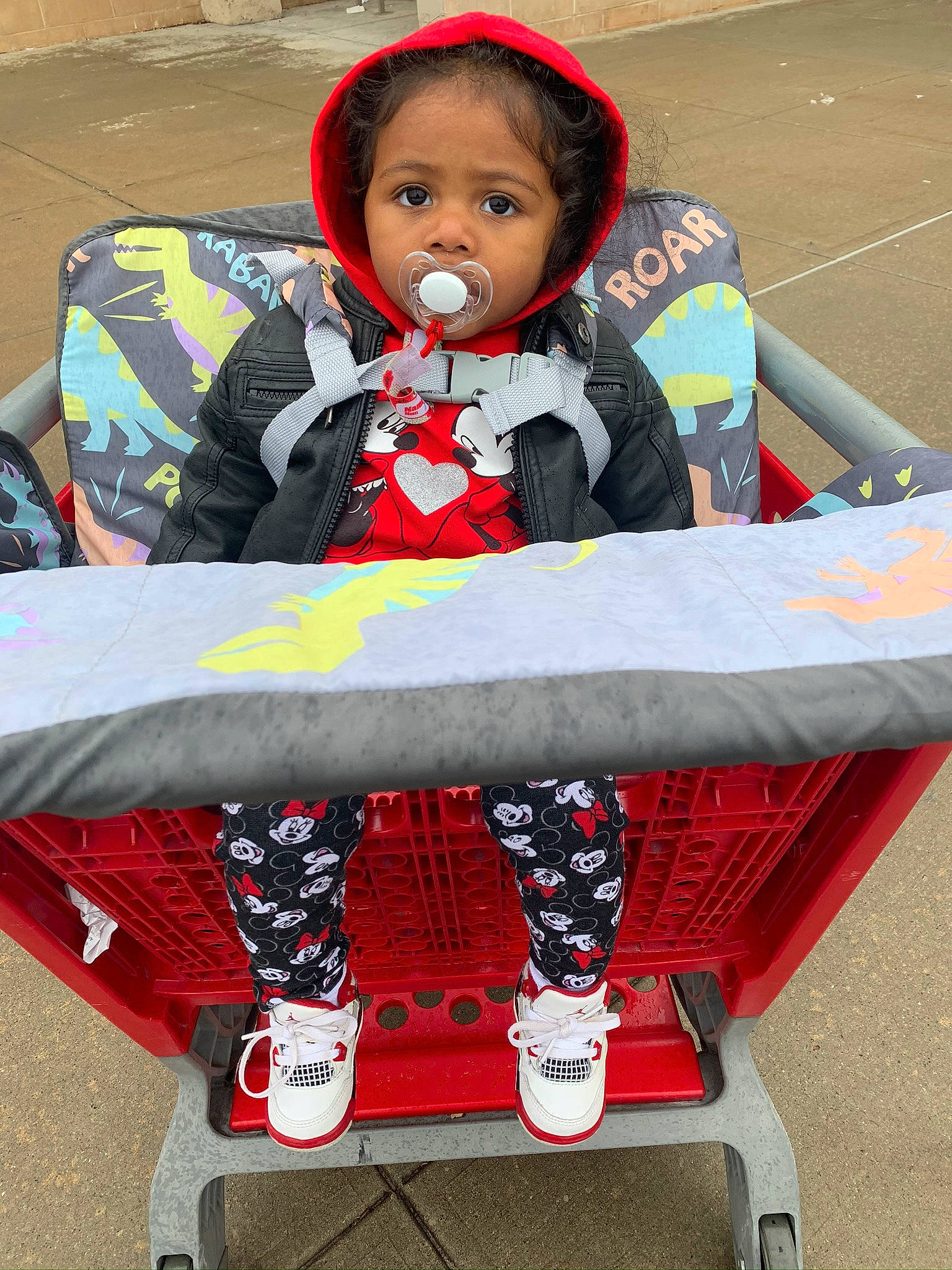 Annalysse is registered to the contest to win money with this photo: baby, baby_carriage, baby_products, baby_safety, baby_toddler_clothing, bag, black, carmine, chair, comfort, event, grass, green, leisure, outdoor_furniture, person, recreation, red, sitting, toddler