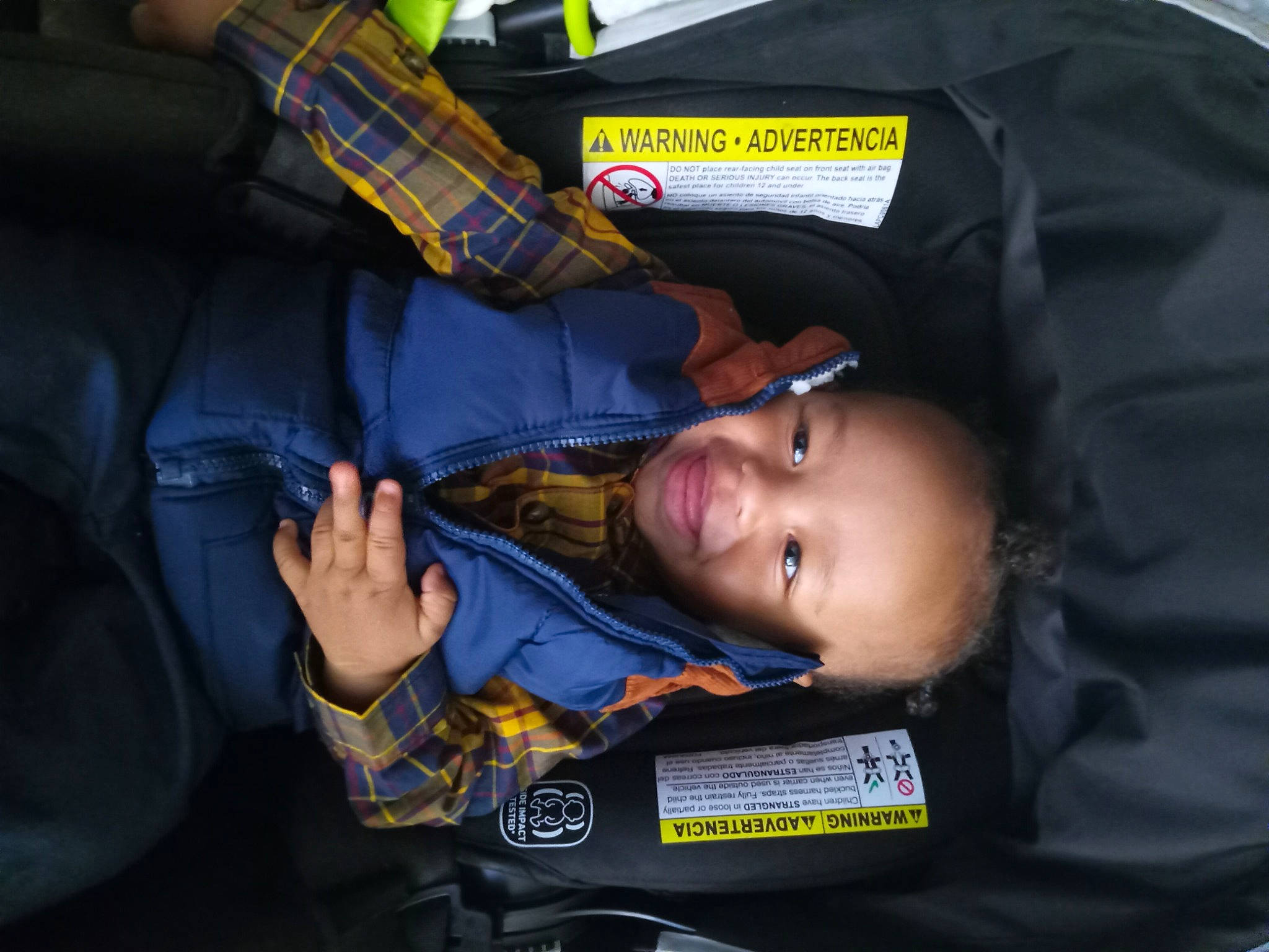 Legacy Elohim is registered to the contest to win money with this photo: auto_part, baby, baby_carriage, baby_in_car_seat, baby_products, car_seat, child, comfort, electric_blue, fun, person, personal_protective_equipment, sitting, toddler