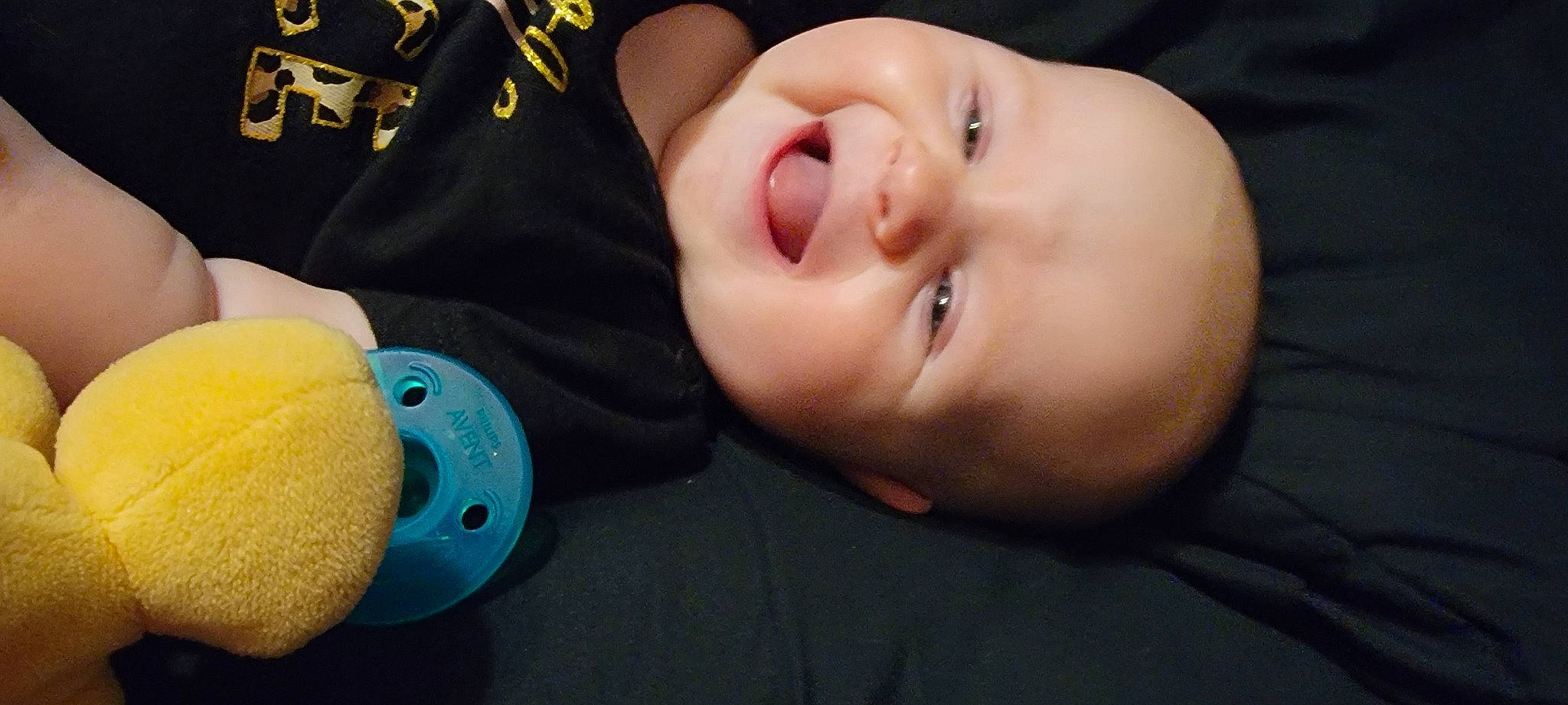 Layla Rae joined the competition — help win amazing prizes! baby, baby_products, baby_toddler_clothing, cheek, child, comfort, eyelash, finger, flash_photography, fun, happy, iris, mammal, nose, person, skin, smile, stuffed_toy, toddler, toy