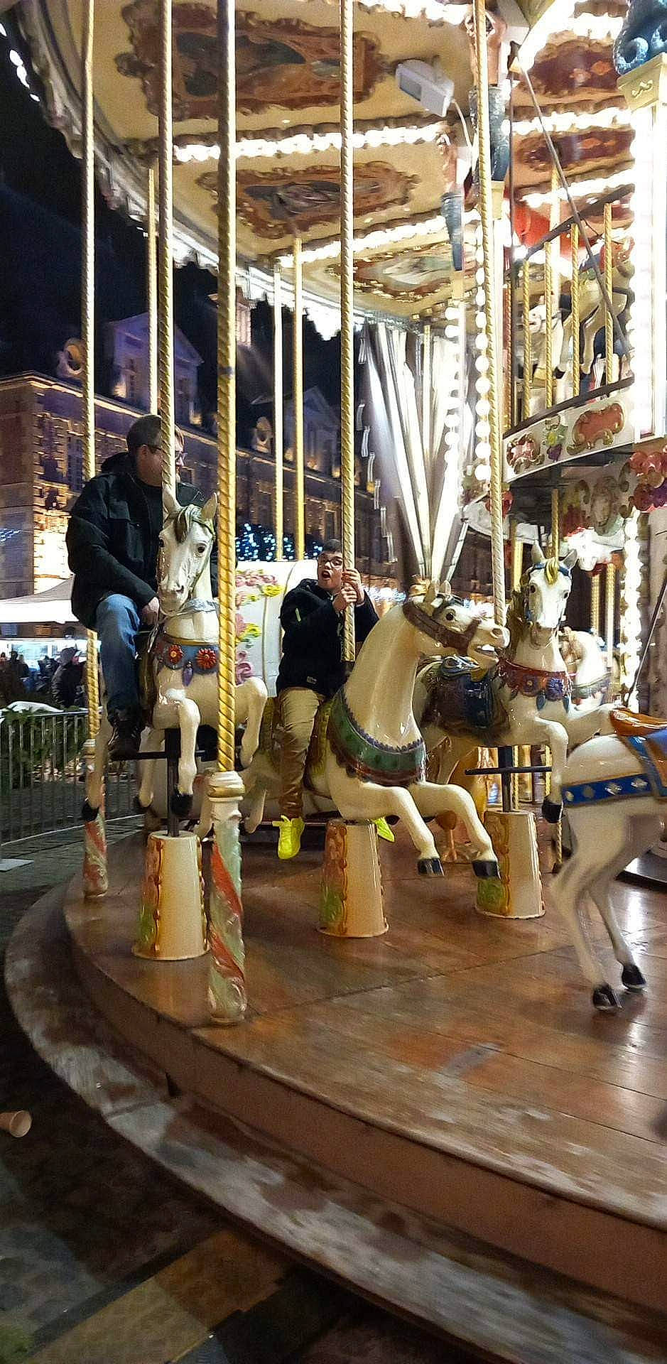 Treynt participe au concours pour gagner de l'argent avec cette photo : amusement_park, amusement_ride, art, bridle, carousel, event, flooring, fun, horse, horse_tack, leisure, machine, nonbuilding_structure, pack_animal, person, recreation, saddle, temple, tourist_attraction, wood