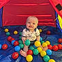 Loan participe au concours pour gagner de l'argent avec cette photo : architecture, baby, ball, balloon, building, face, football, head, indoors, outdoors, person, photography, playarea, portrait, shelter, soccer, soccerball, sphere, sport, tent