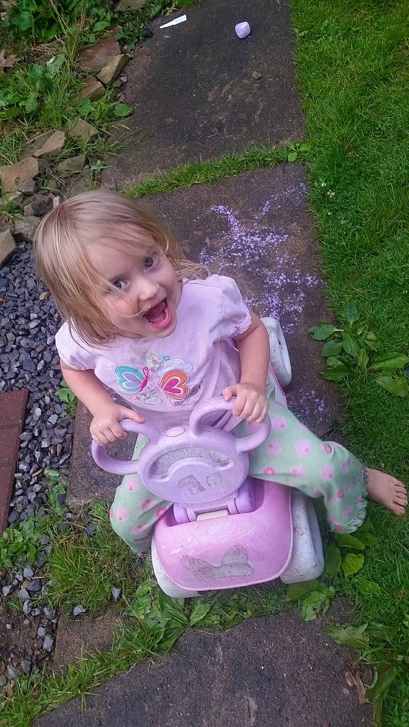 Ali joined the competition — help win amazing prizes! child, grass, grass_family, joy, lawn, person, plant, play, sitting, smile, toddler, yard