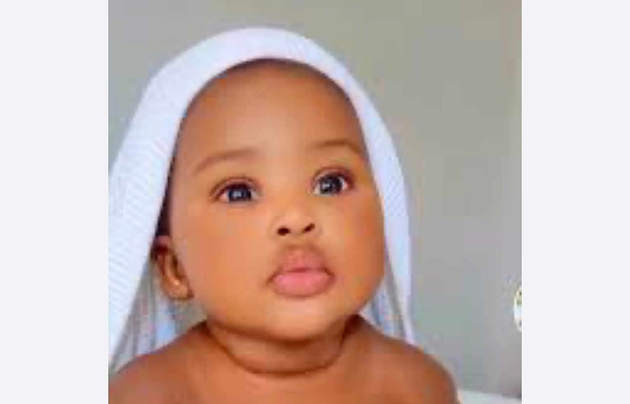 Anaya joined the competition — help win amazing prizes! baby, child, towel, face, skin, eyes, lips, cute, portrait, infant, head, expression, indoors, person, young, adorable, soft, looking, closeup, chubby