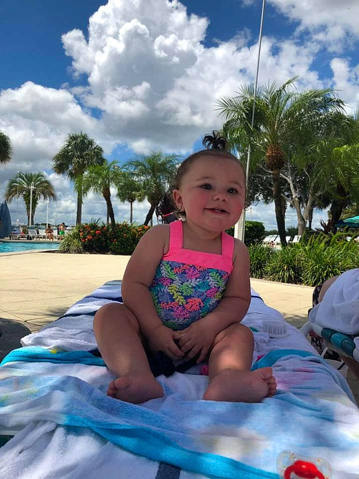 Avery joined the competition — help win amazing prizes! child, cloud, fun, leisure, person, recreation, sky, smile, summer, toddler, tropics, turquoise, vacation, water